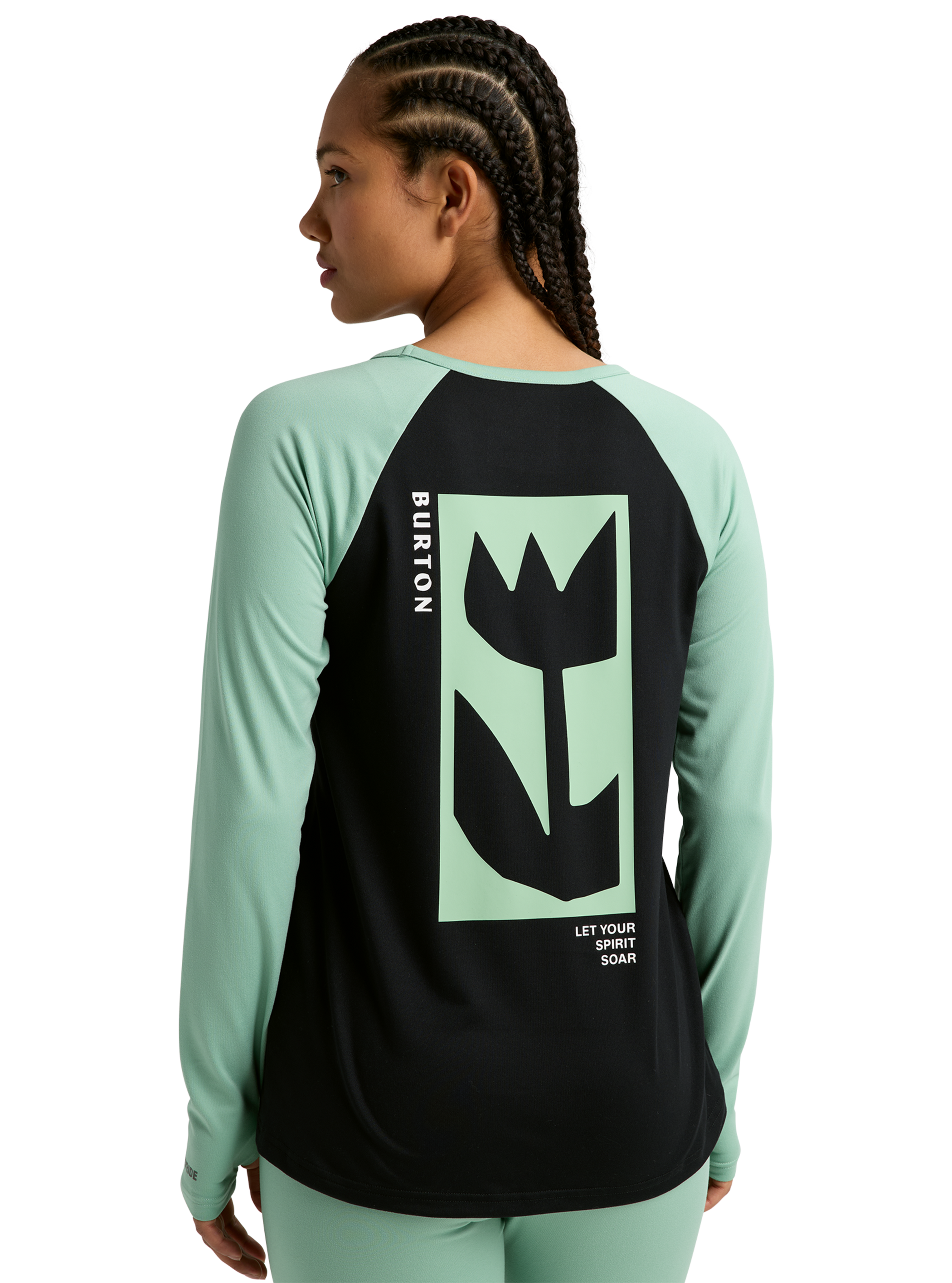 Burton – T-shirt Tech Roadie couche de base pour femme