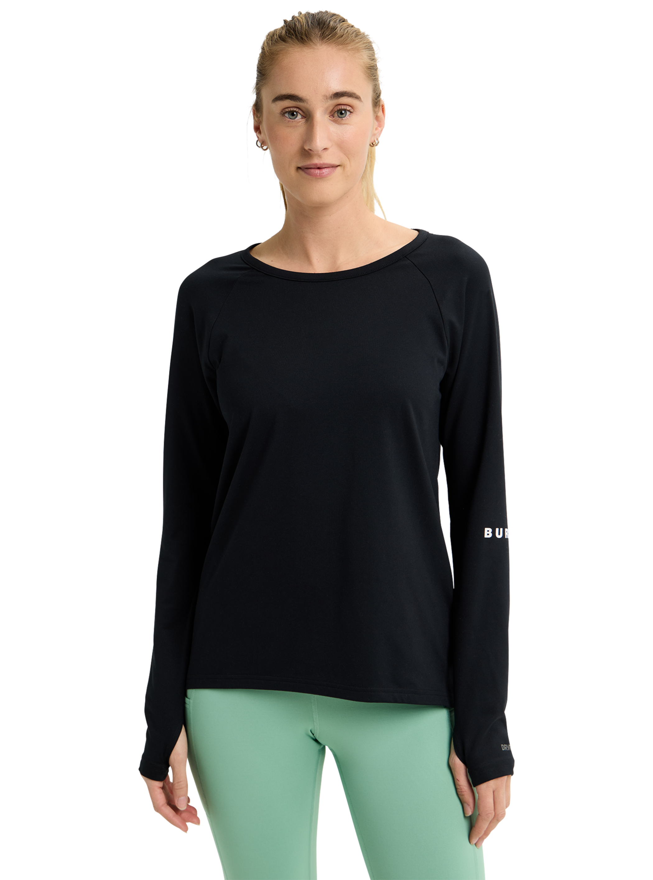 Product image of Women's Burton Roadie Base Layer Tech T-Shirt[Variant:True Black]