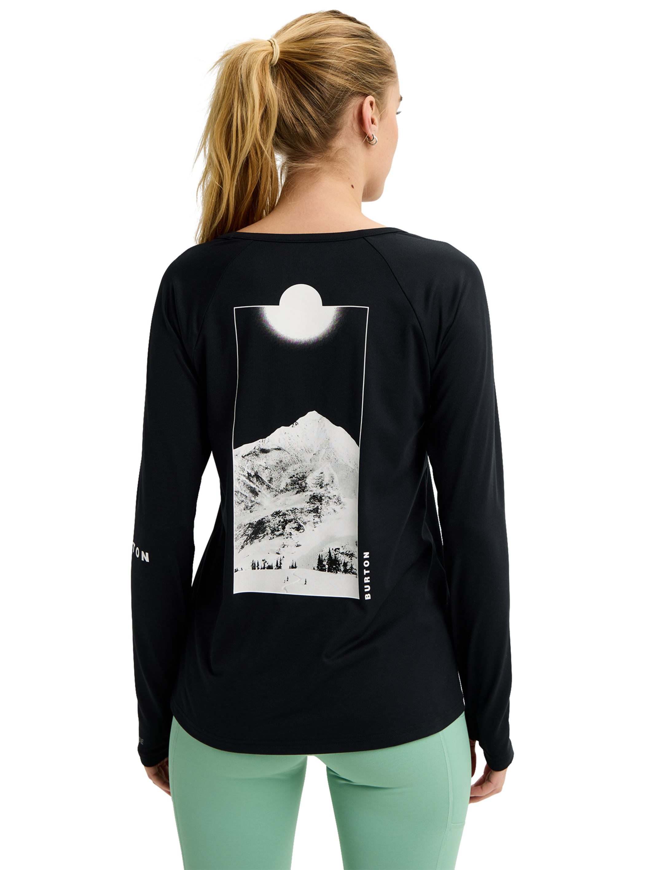 Product image of Women's Burton Roadie Base Layer Tech T-Shirt[Variant:True Black]