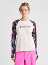 Product image of Women's Burton Roadie Base Layer Tech T-Shirt[Variant:Shockwave Floral / Stout White]
