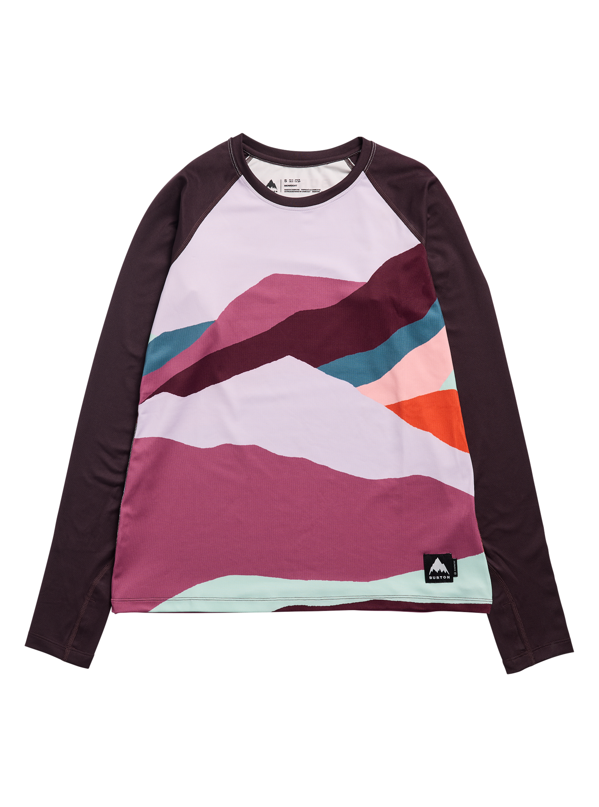 Product image of Women's Burton Roadie Base Layer Tech T-Shirt[Variant:Horizon / Bear Hug Brown]