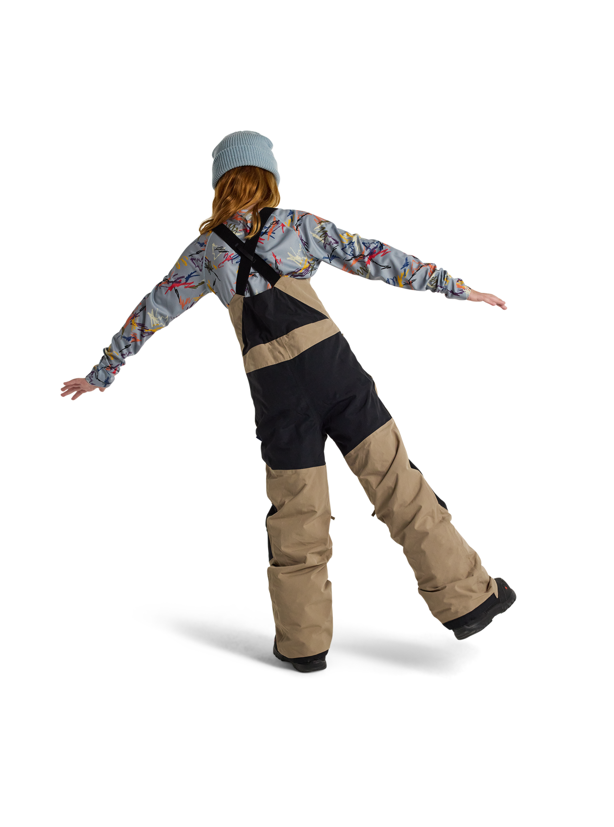 Product image of Kids' Burton Skylar 2L Bib Pants[Variant:Summit Taupe]
