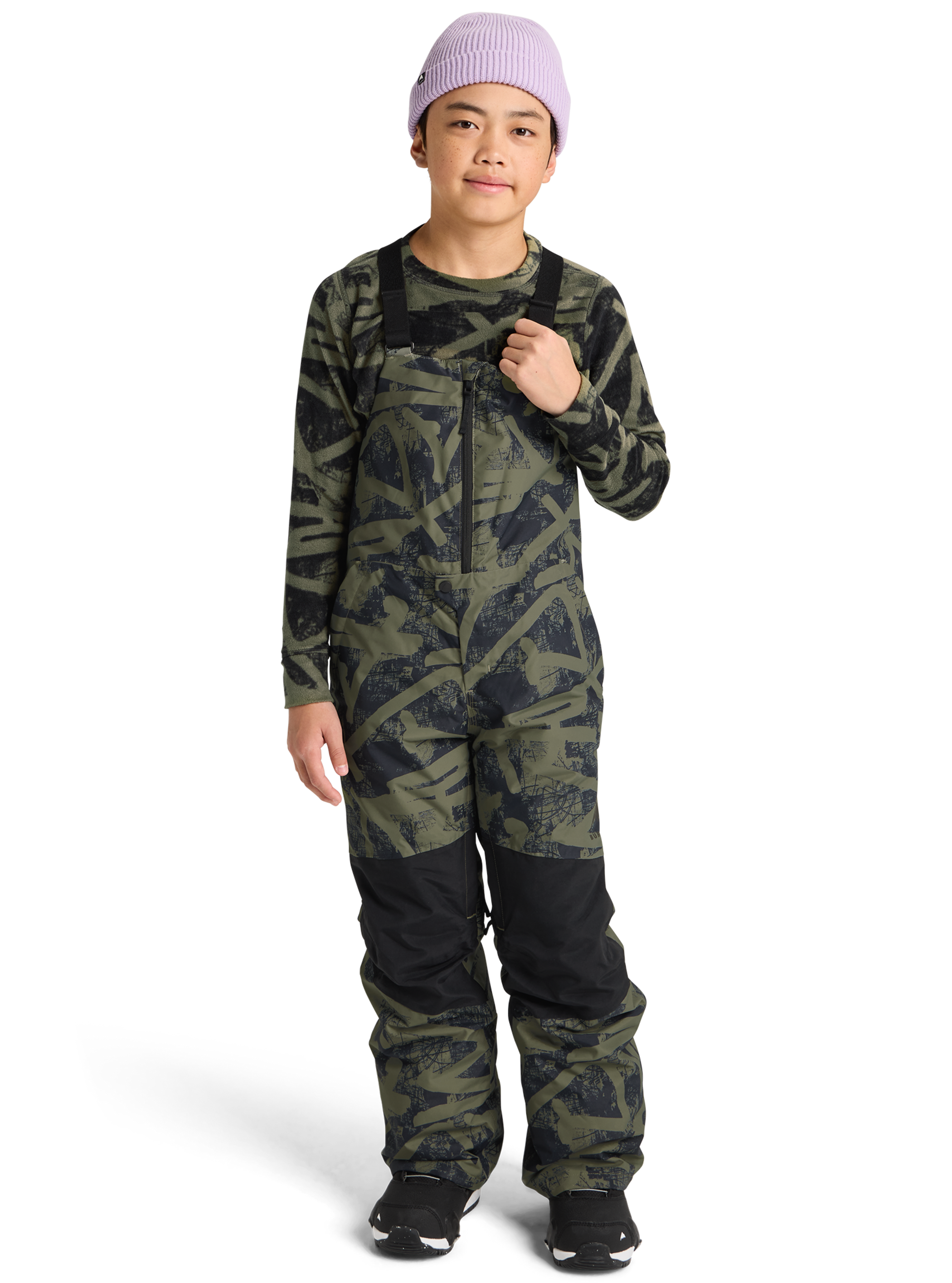 Product image of Kids' Burton Skylar 2L Bib Pants[Variant:Forest City Streets]