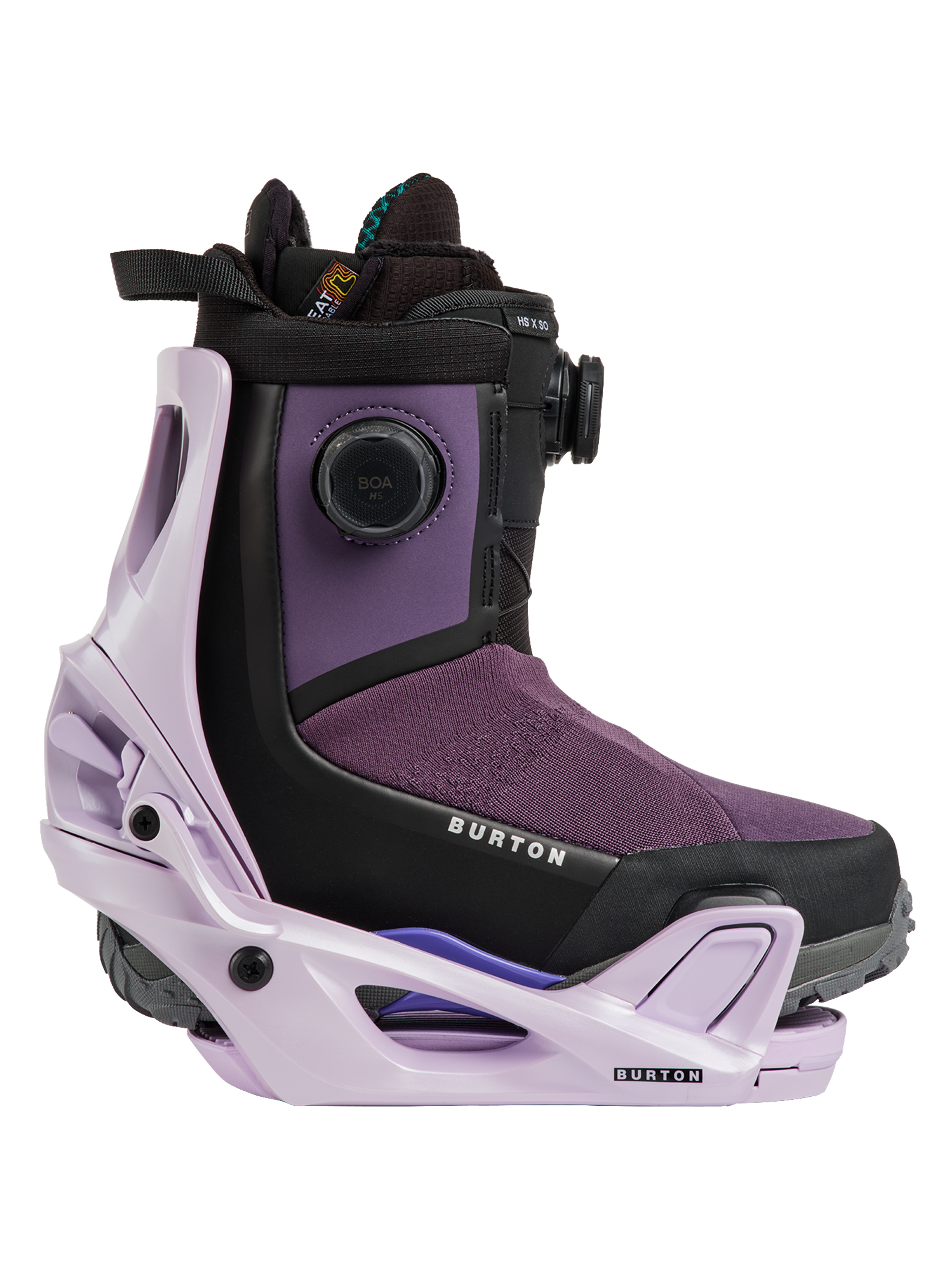 Women's Burton Step On Re:Flex Snowboard Bindings, Black / S