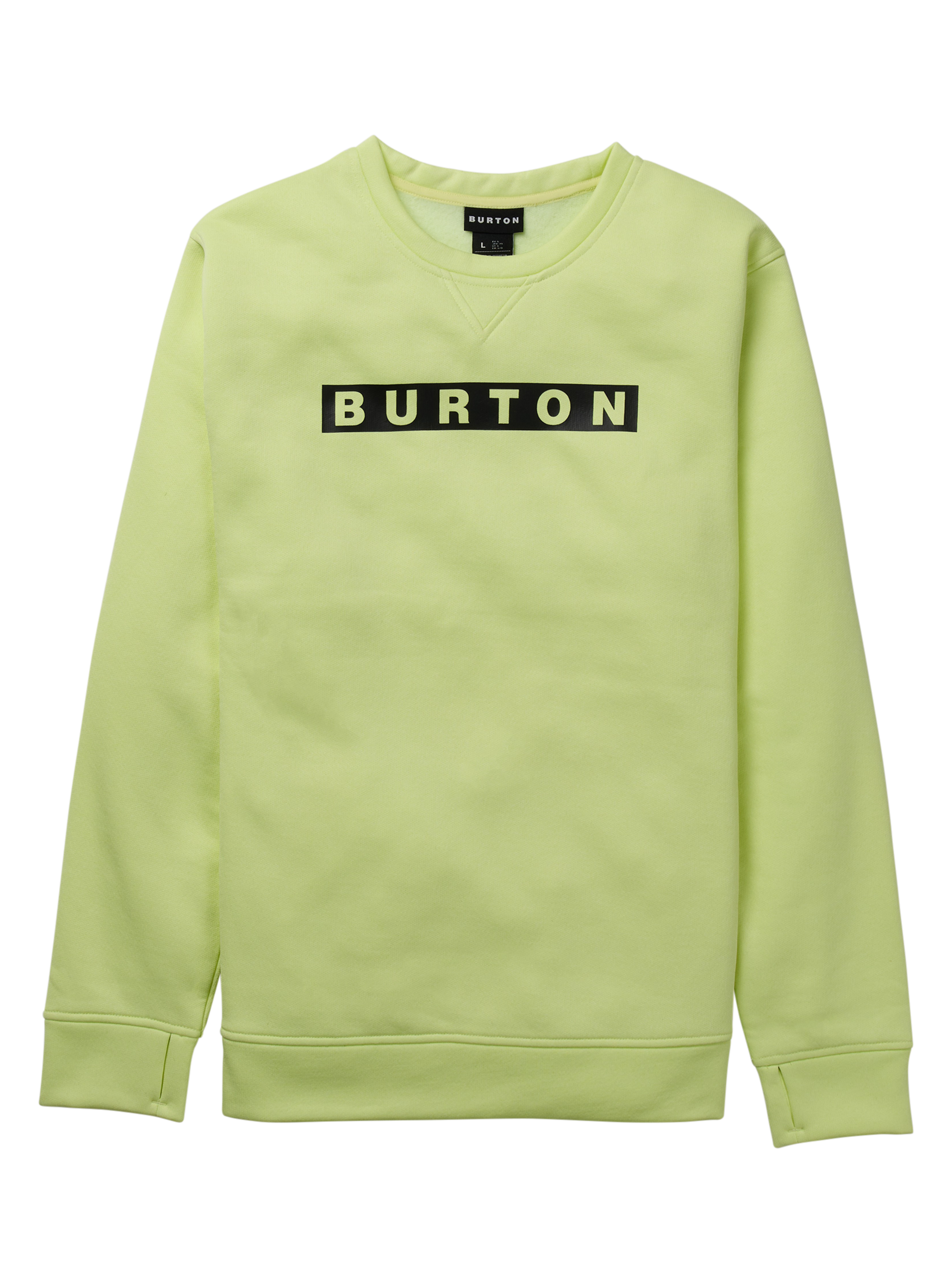 Product image of Men's Burton Oak Crewneck Pullover[Variant:Glow Yellow Green Heather]