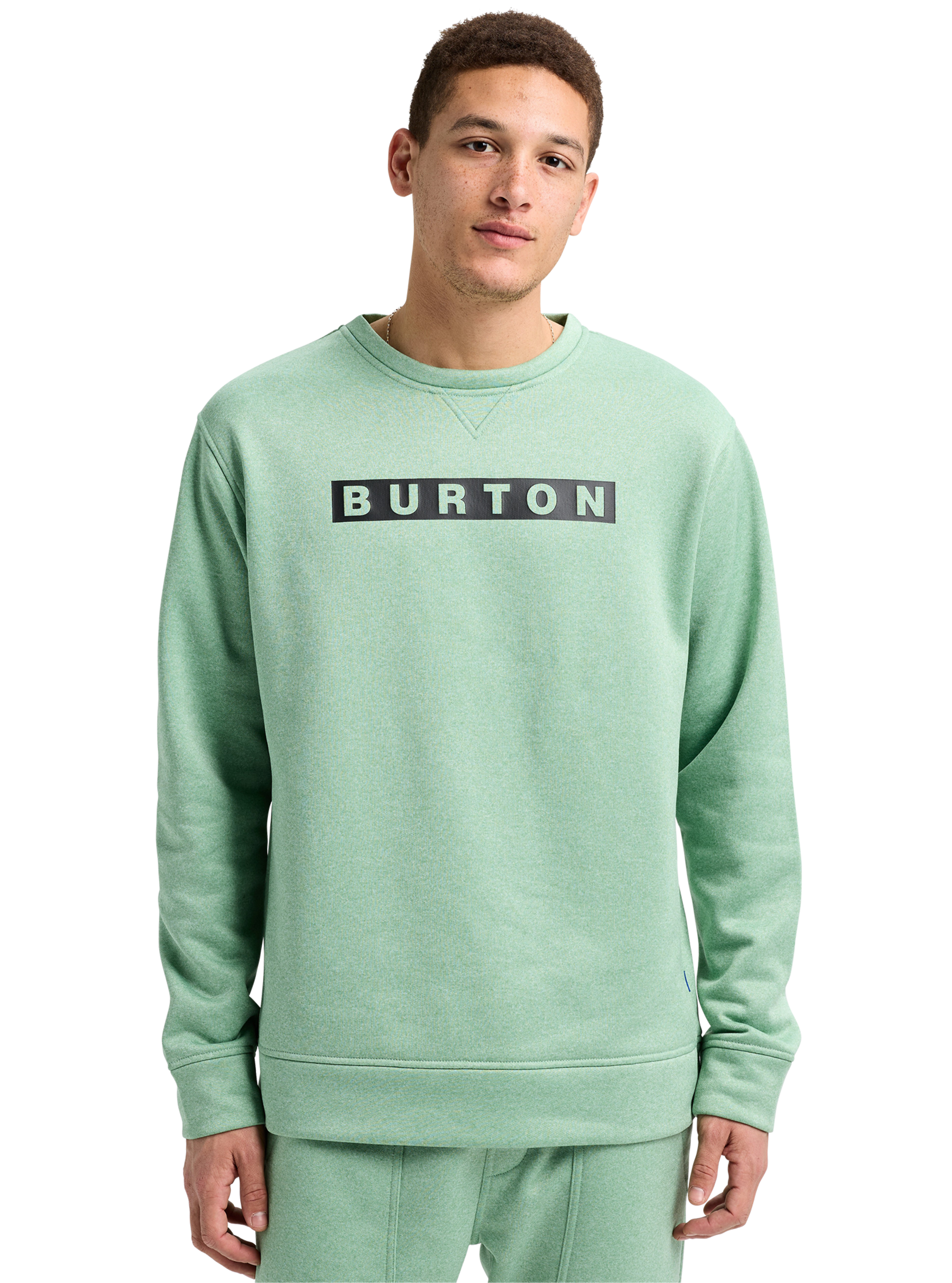 Product image of Men's Burton Oak Crewneck Pullover[Variant:Soft Sage Heather]