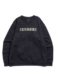 Product image of Men's Burton Oak Pullover Crew[Variant:True Black Heather]