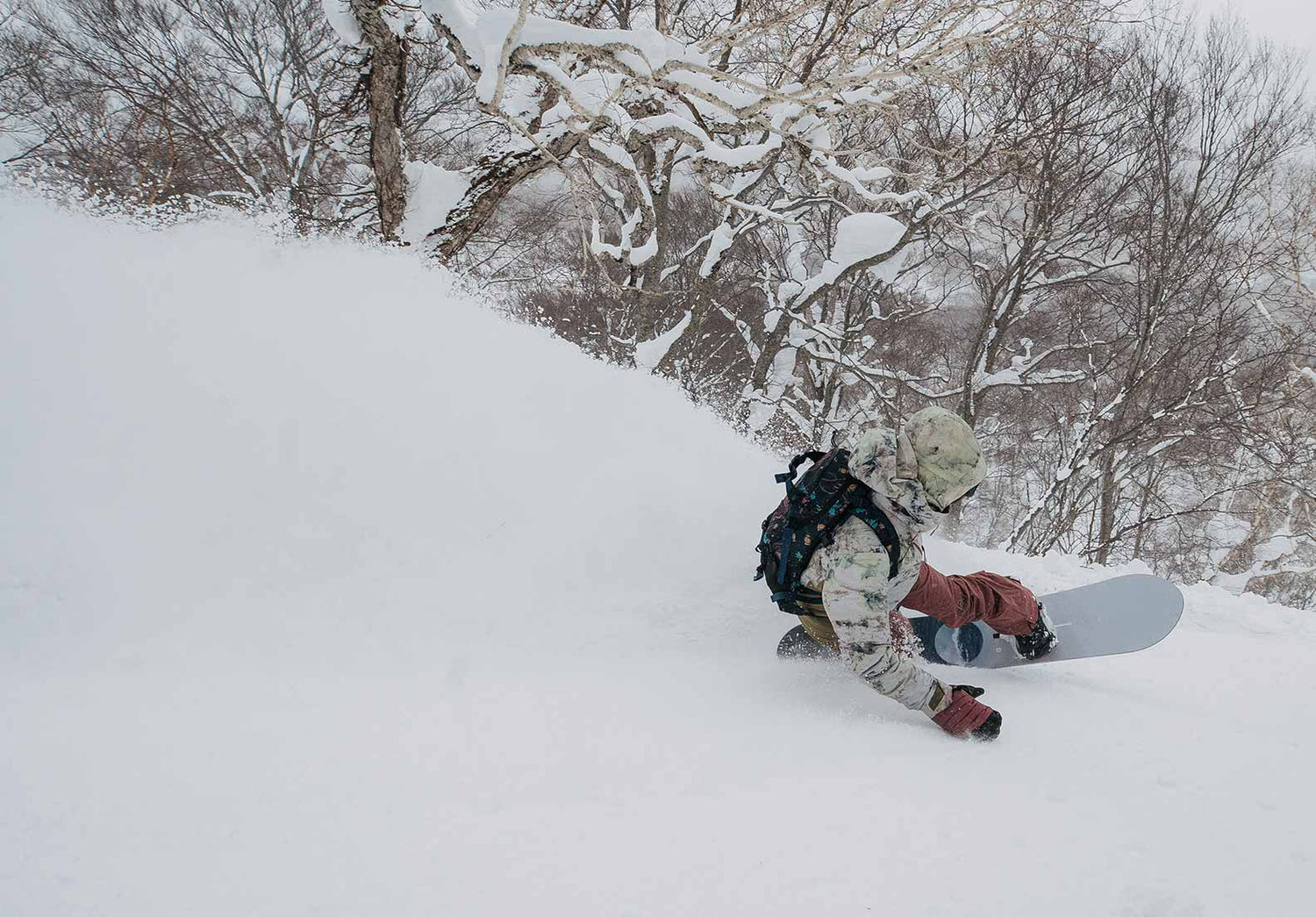 person snowboarding