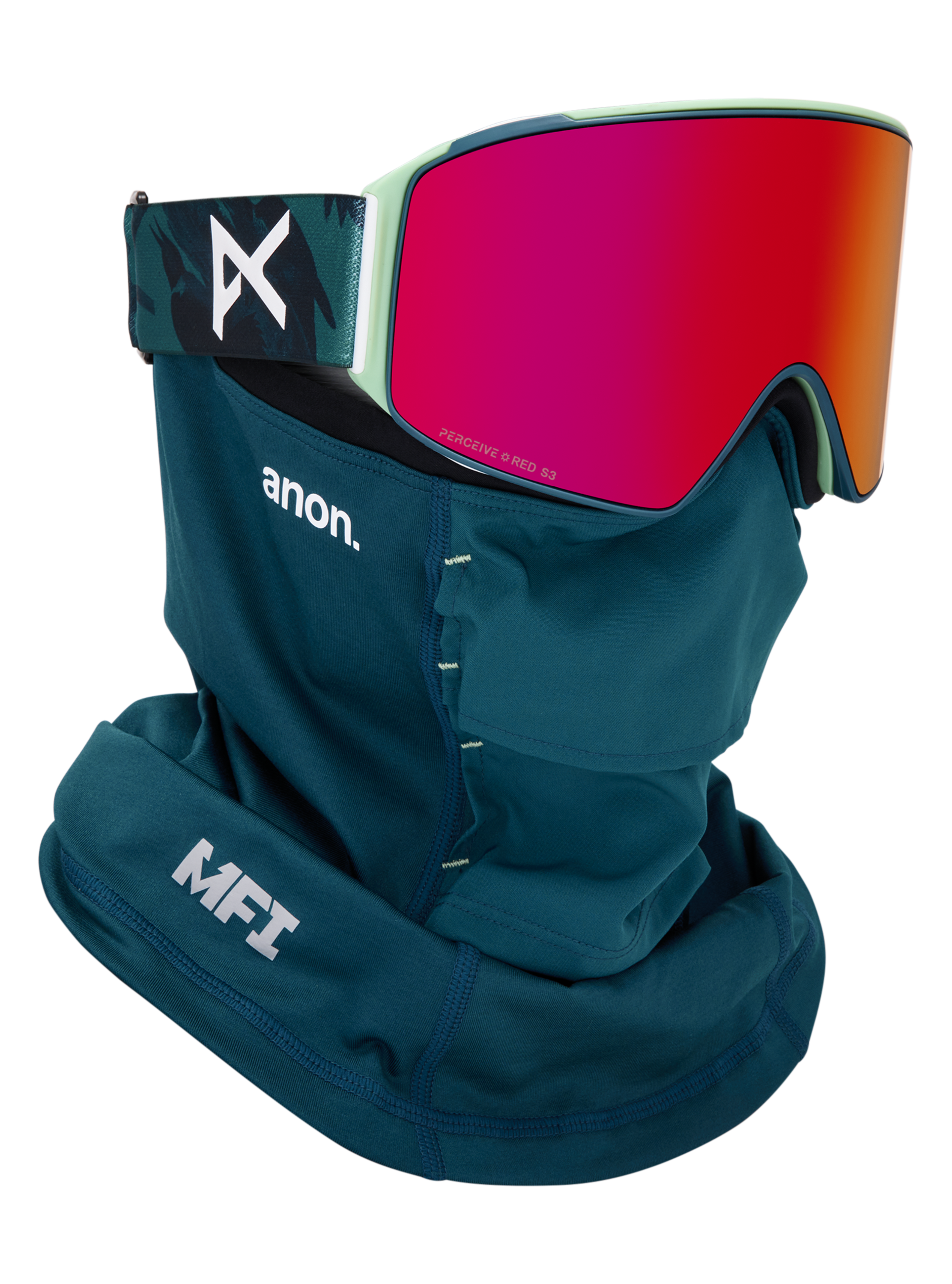 Anon M4 Goggles (Cylindrical) + Bonus Lens + MFI® Face Mask | Anon Anon M4 Goggles (Cylindrical) + Bonus Lens + MFI® Face Mask | Anon