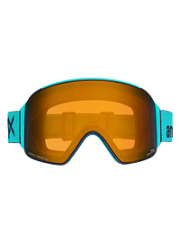 Product image of Anon M4 Goggles (Cylindrical) + Bonus Lens + MFI® Face Mask[Variant:Frame: Marine, Lens: Perceive Sunny Bronze (17% / S3), Spare Lens: Perceive Cloudy Burst (59% / S1)]