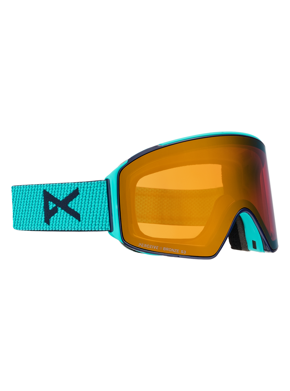 Product image of Anon M4 Goggles (Cylindrical) + Bonus Lens + MFI® Face Mask[Variant:Frame: Marine, Lens: Perceive Sunny Bronze (17% / S3), Spare Lens: Perceive Cloudy Burst (59% / S1)]