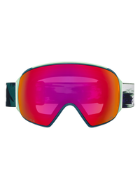 Product image of Anon M4 Goggles (Toric) + Bonus Perceive Lens + MFI® Face Mask[Variant:Frame: Family Tree, Lens: Perceive Sunny Red (14% / S3), Spare Lens: Perceive Cloudy Burst (59% / S1)]