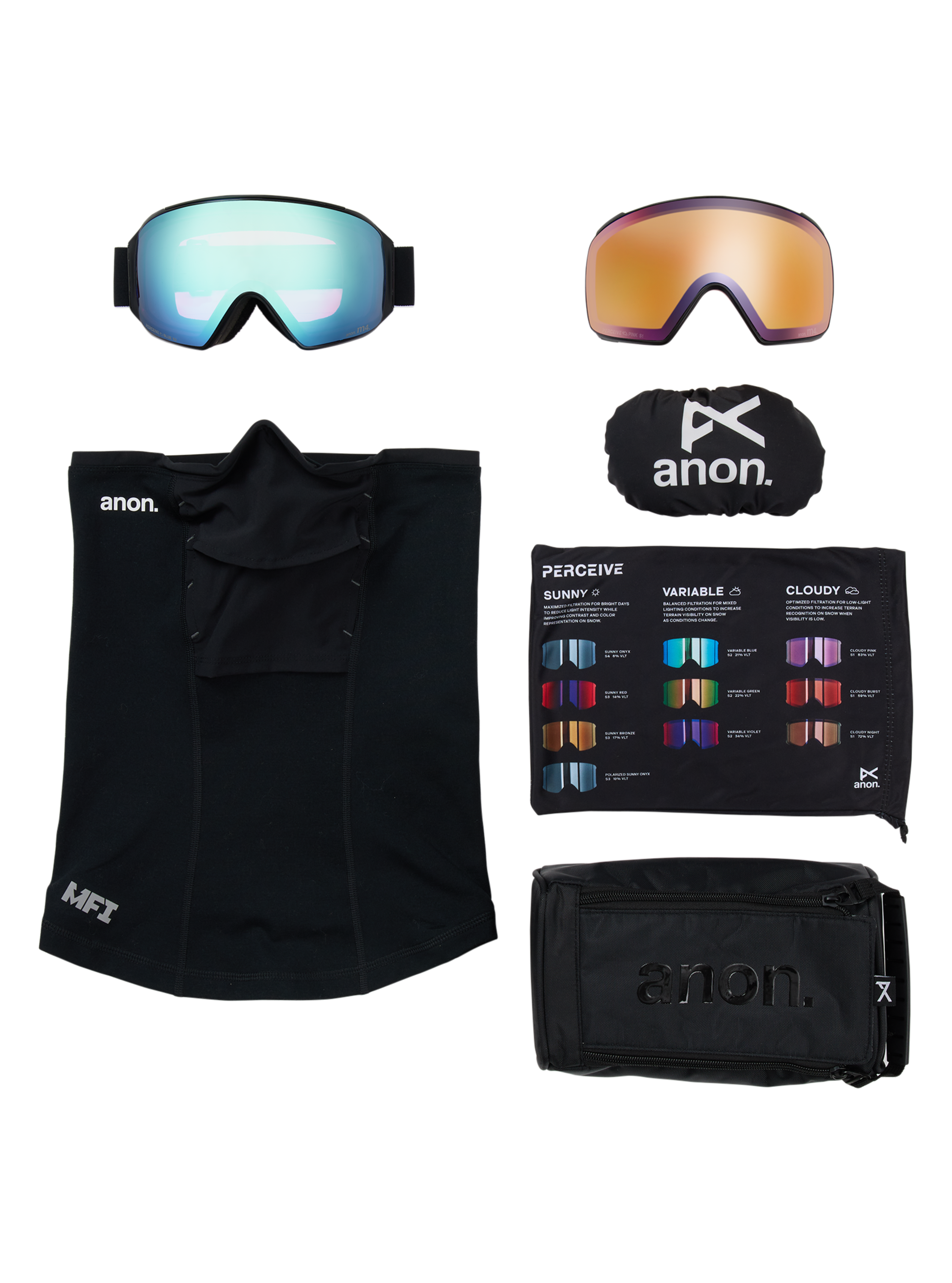 Anon M4 Goggles (Toric) + Bonus Lens + MFI® Face Mask| Anon Optics Anon M4 Goggles (Toric) + Bonus Lens + MFI® Face Mask| Anon Optics