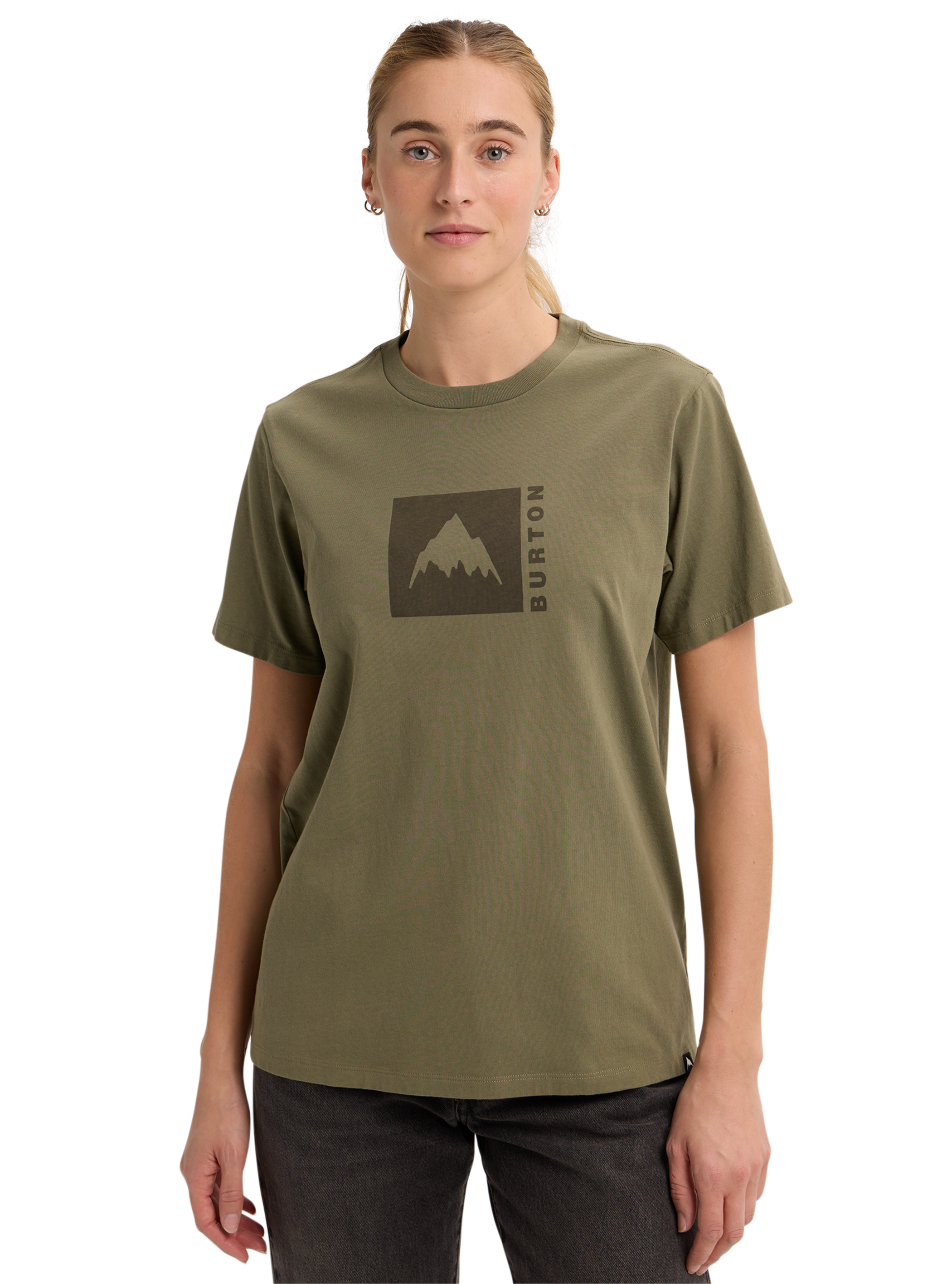 Product image of Burton Classic Mountain Short Sleeve T-Shirt[Variant:Forest Moss]