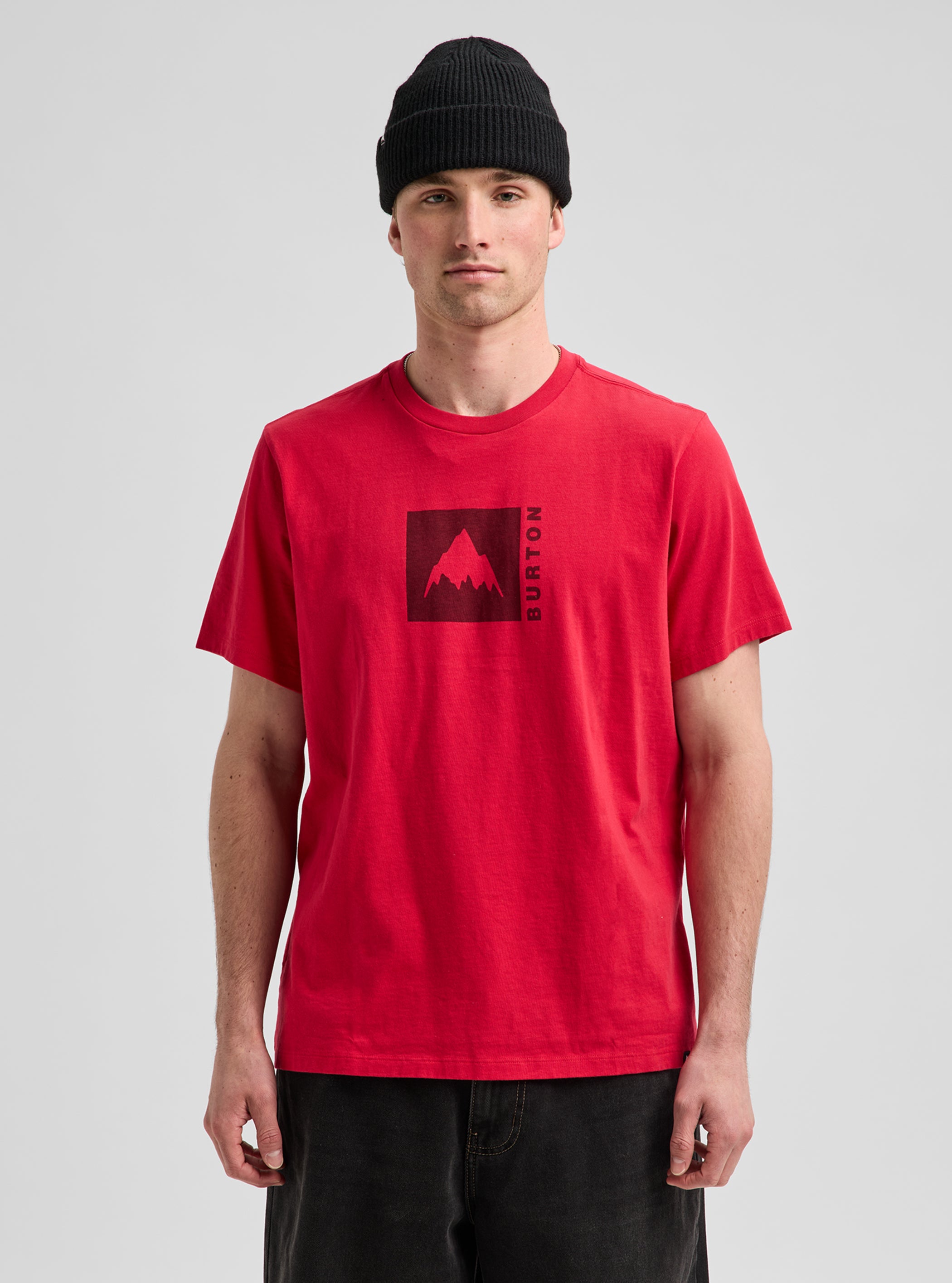 Product image of Men's Burton Classic Mountain High Short Sleeve T-Shirt[Variant:Geranium Red]