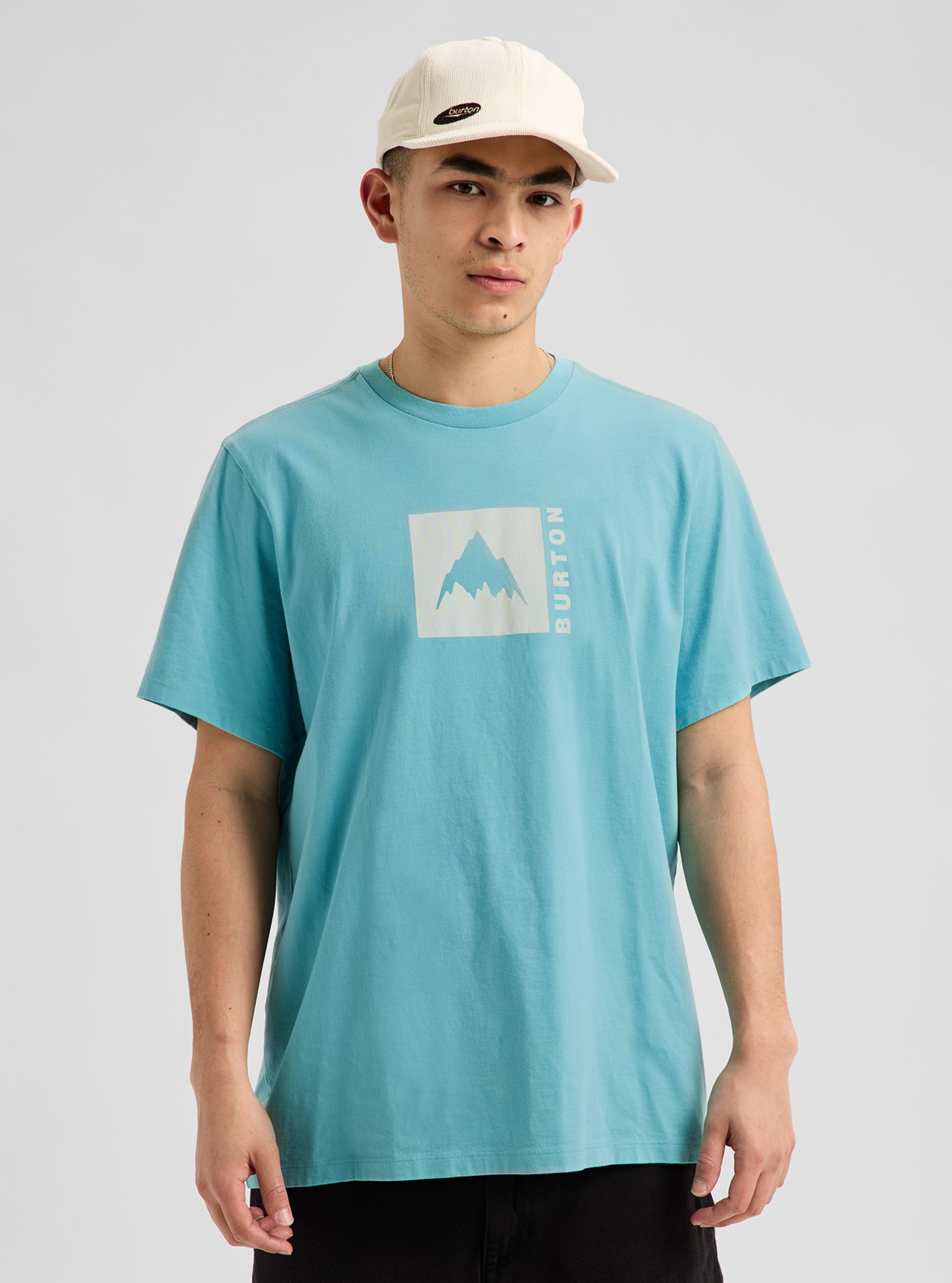 Product image of Men's Burton Classic Mountain High Short Sleeve T-Shirt[Variant:Mineral Blue]