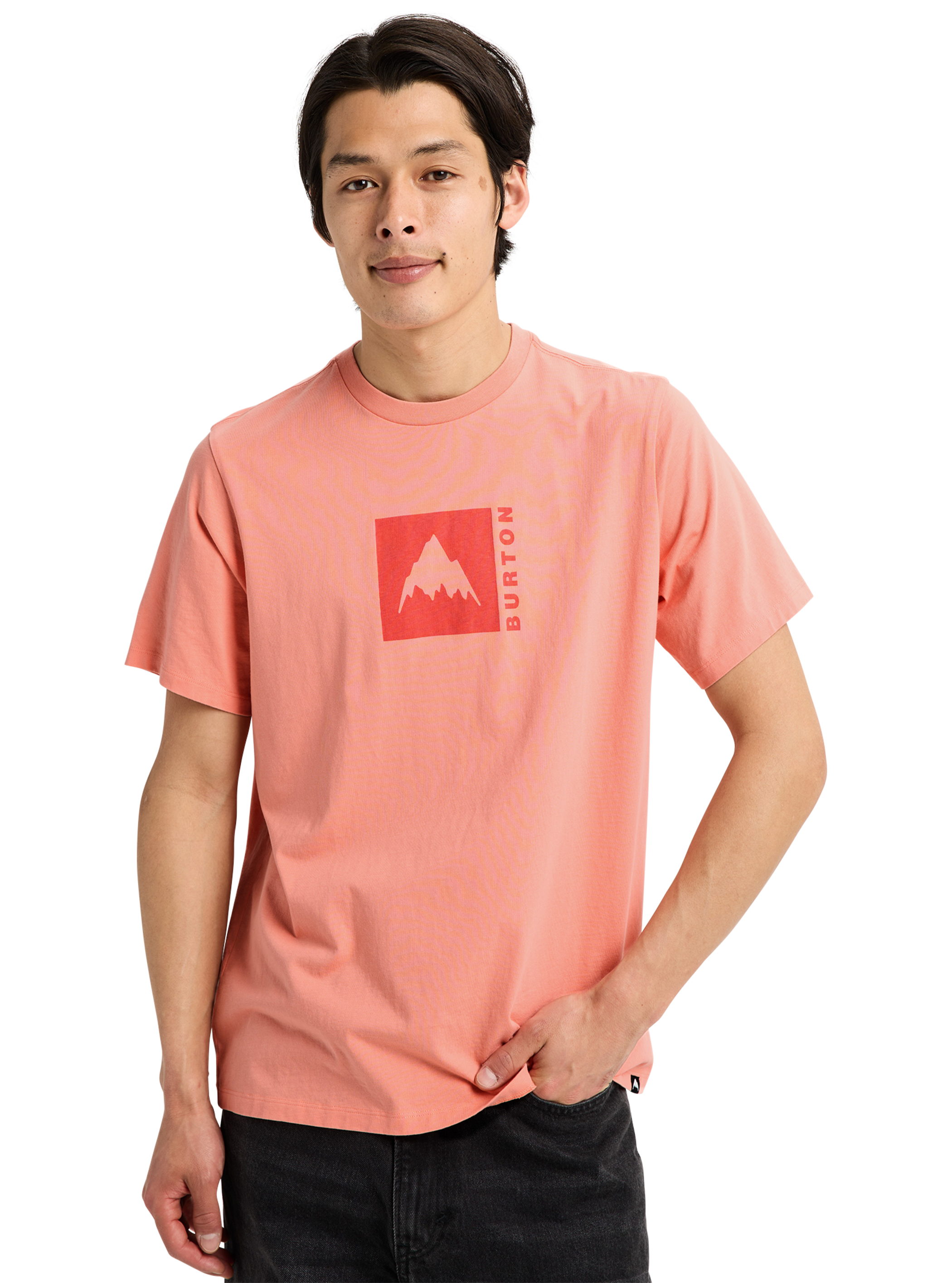 Product image of Burton Classic Mountain Short Sleeve T-Shirt[Variant:Sunrise Coral]