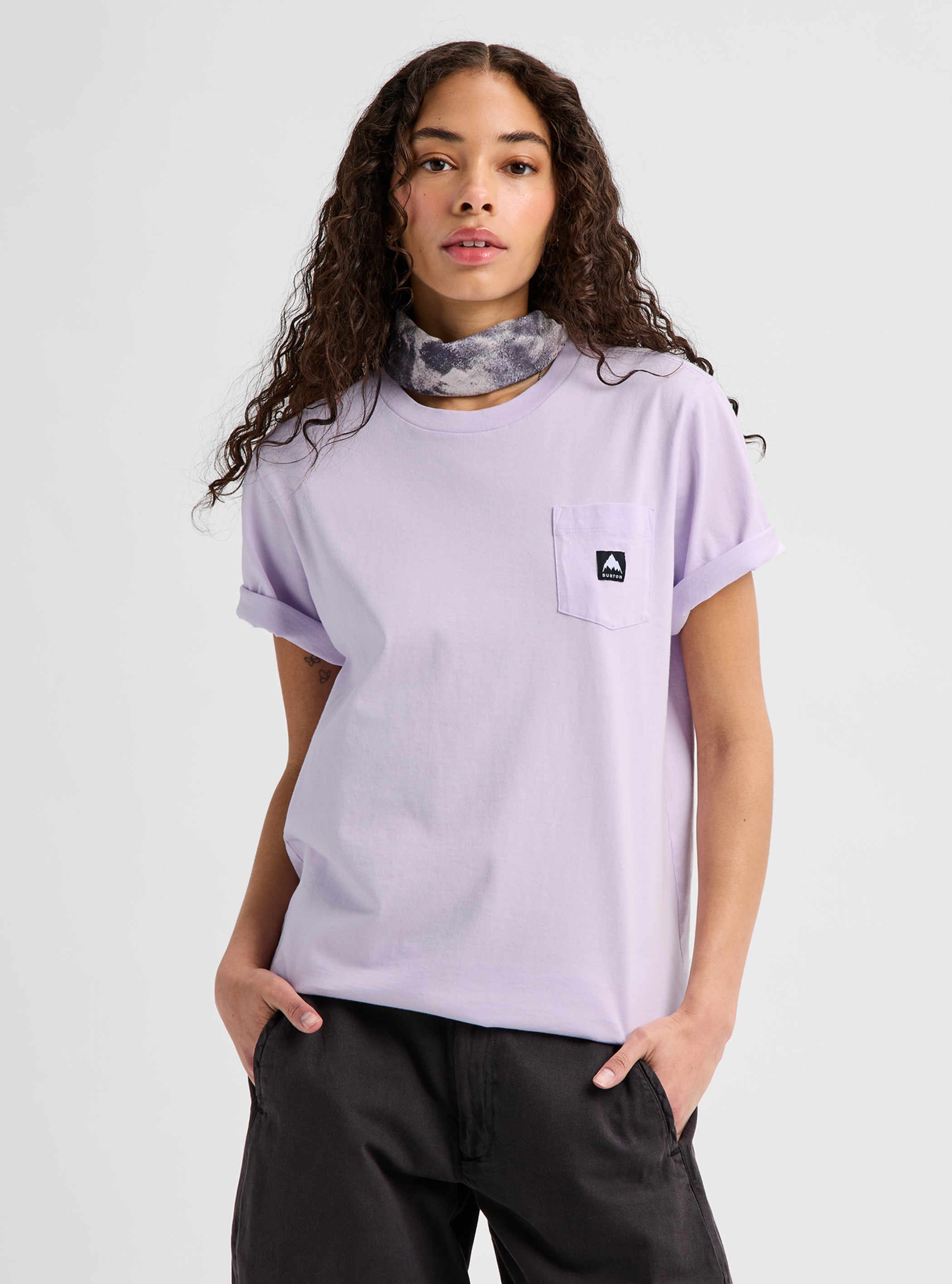 Product image of Men's Burton Colfax Short Sleeve T-Shirt[Variant:Moondust Purple]