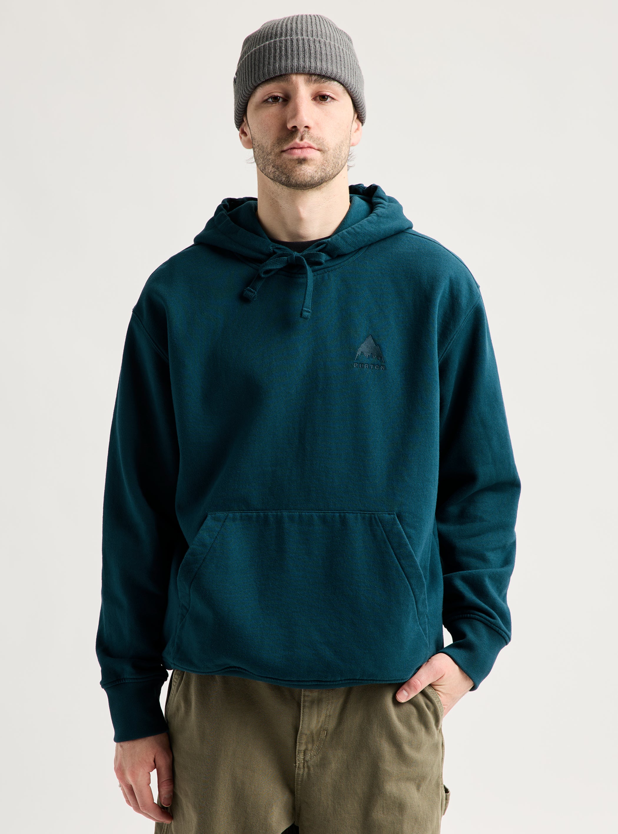 Product image of Men's Burton Mountain Pullover Hoodie[Variant:Atlantic Teal]