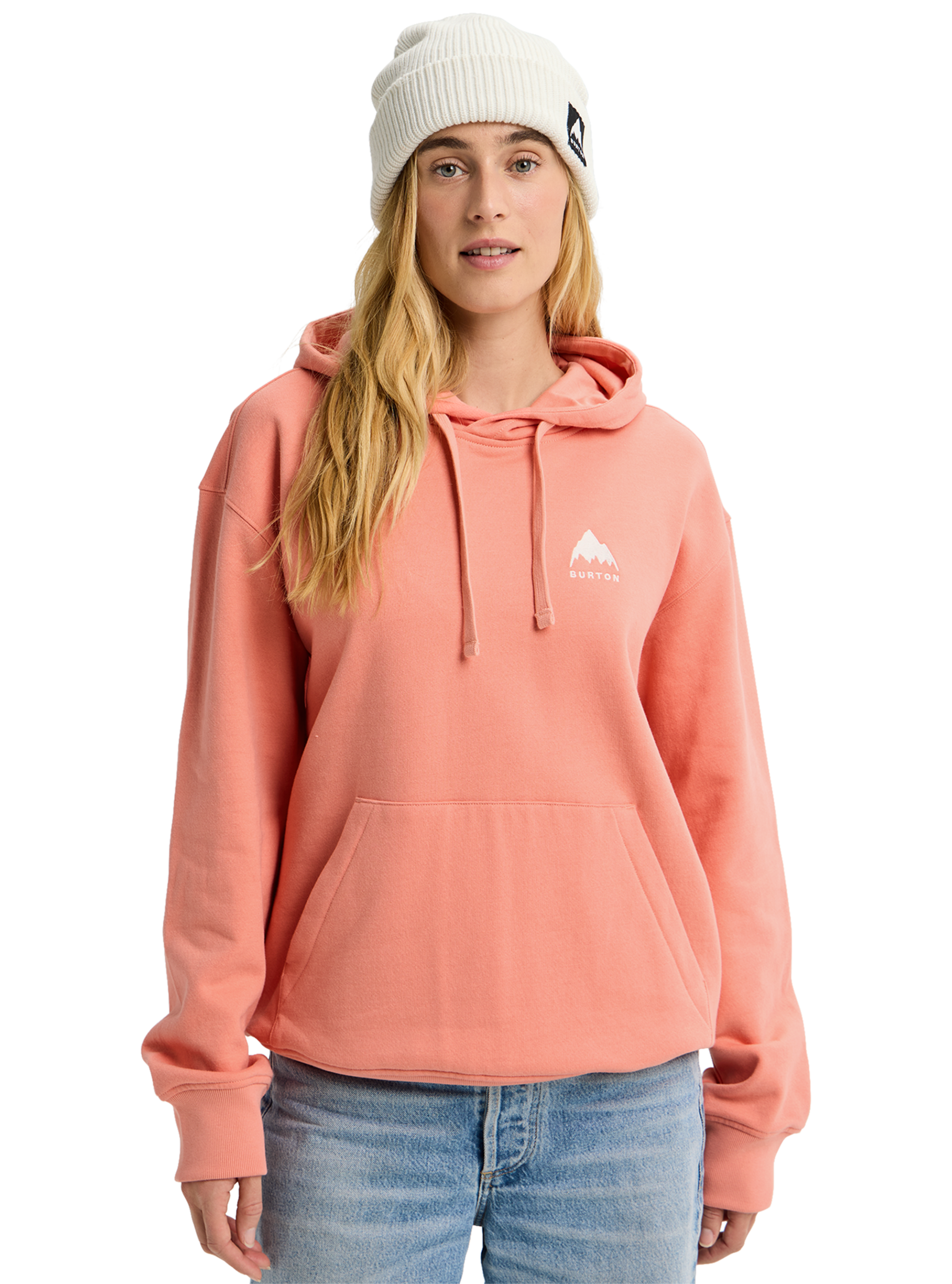 Product image of Burton Mountain Pullover Hoodie[Variant:Sunrise Coral]