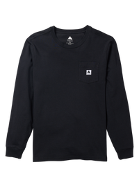 Product image of Burton Colfax Long Sleeve T-Shirt[Variant:True Black]