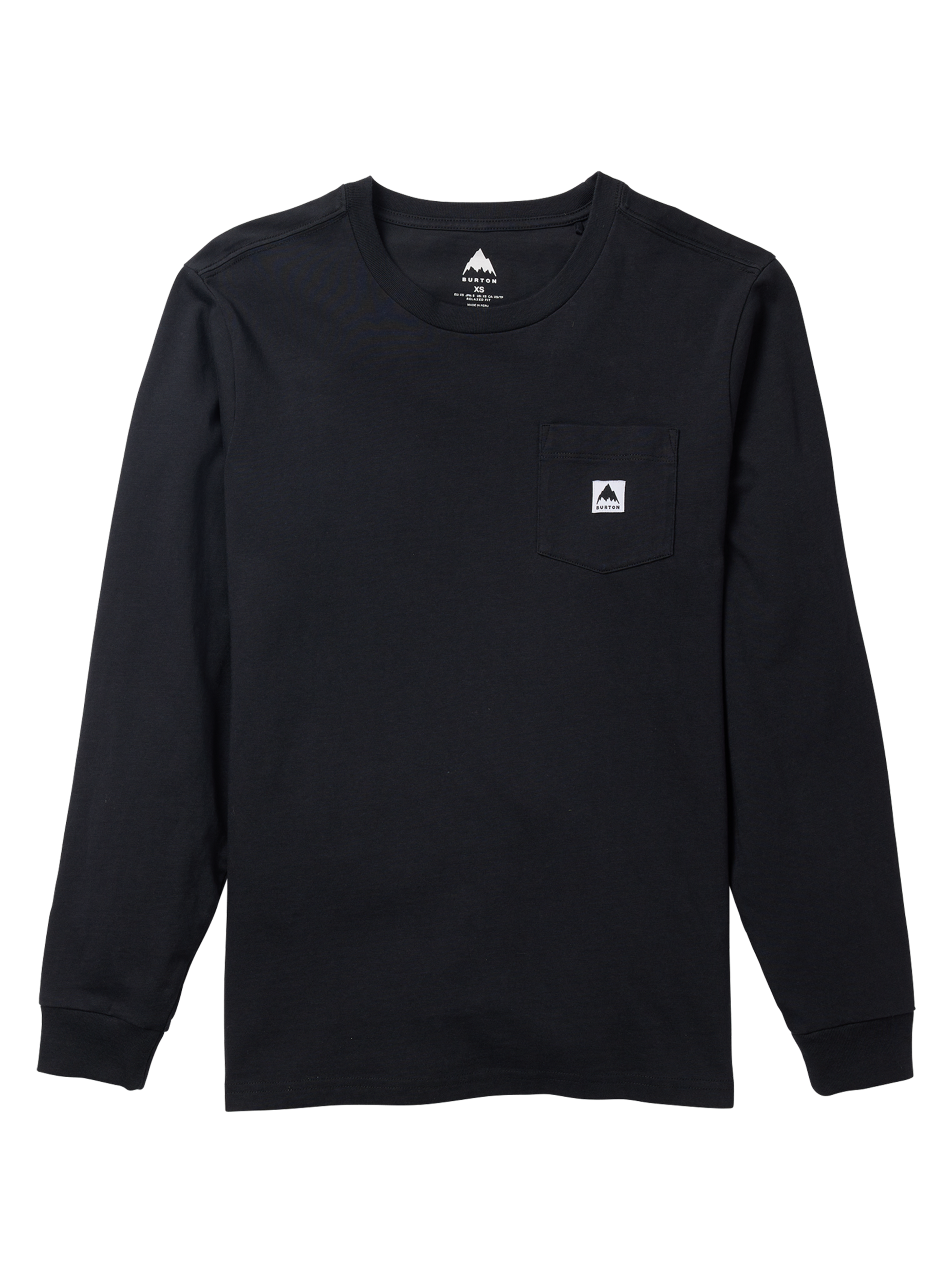 Product image of Burton Colfax Long Sleeve T-Shirt[Variant:True Black]