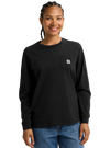 Product image of Burton Colfax Long Sleeve T-Shirt[Variant:True Black]