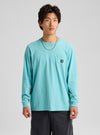 Product image of Men's Burton Colfax Long Sleeve T-Shirt[Variant:Mineral Blue]