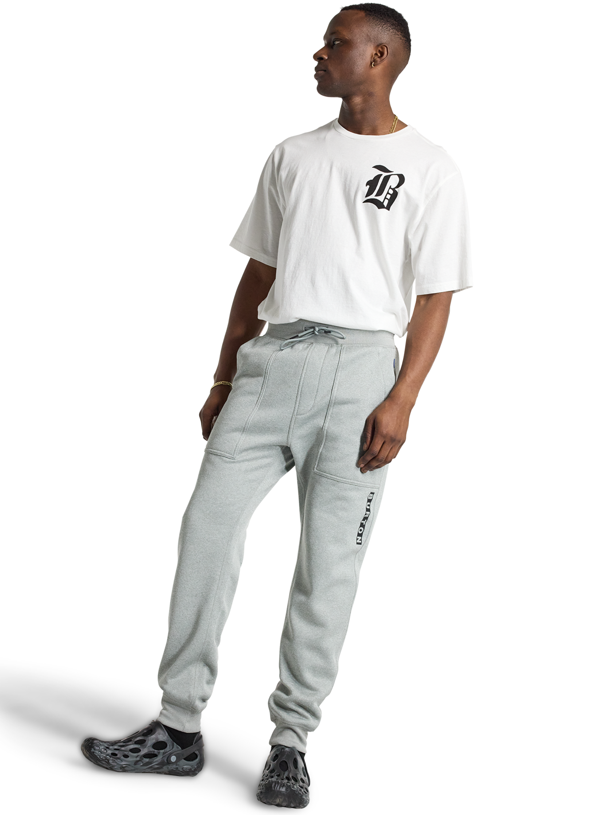 Product image of Men's Burton Oak Fleece Pants[Variant:Gray Heather]