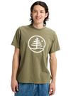 Product image of Burton Family Tree Short Sleeve T-Shirt[Variant:Forest Moss]