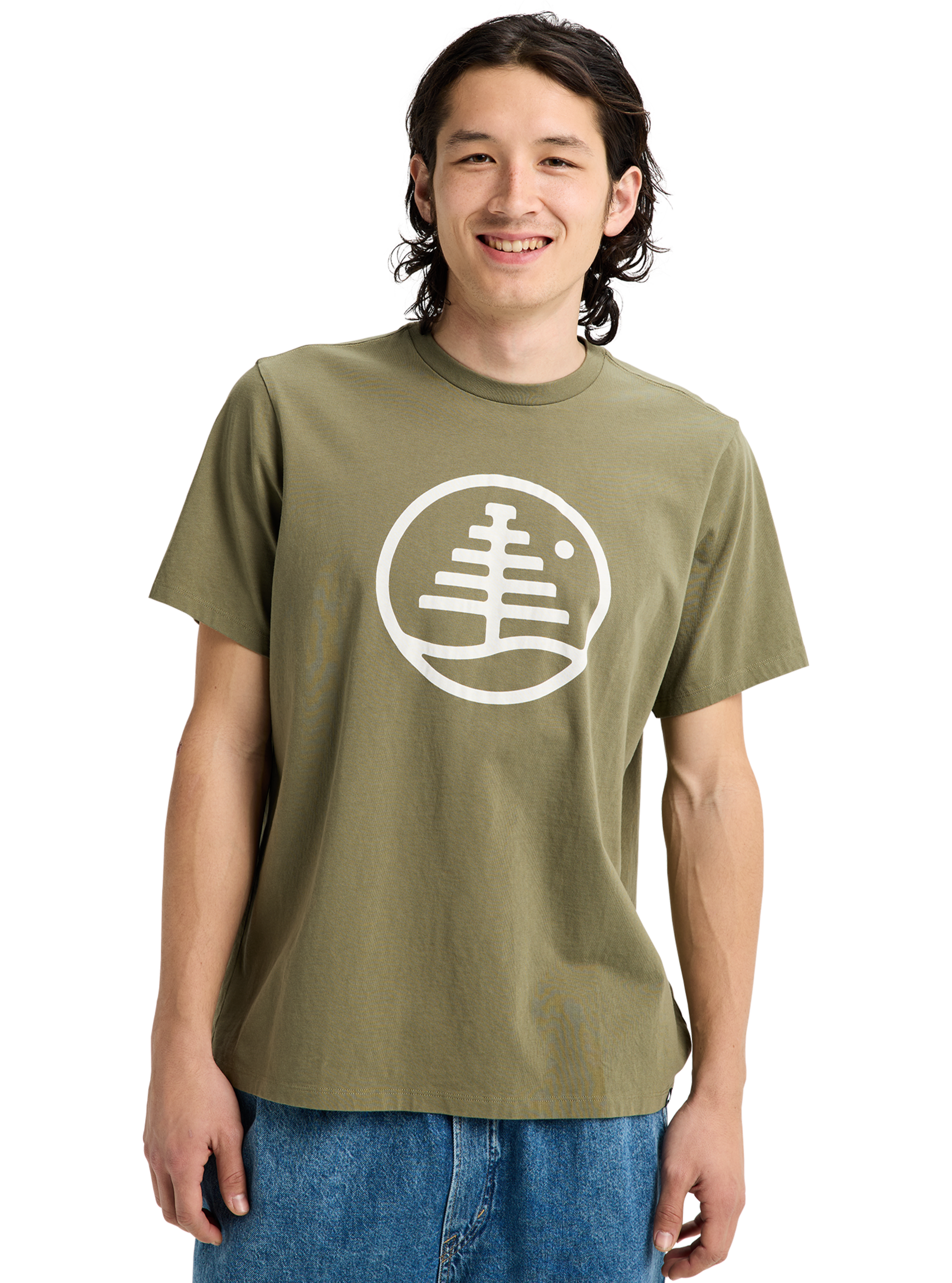 Product image of Burton Family Tree Short Sleeve T-Shirt[Variant:Forest Moss]
