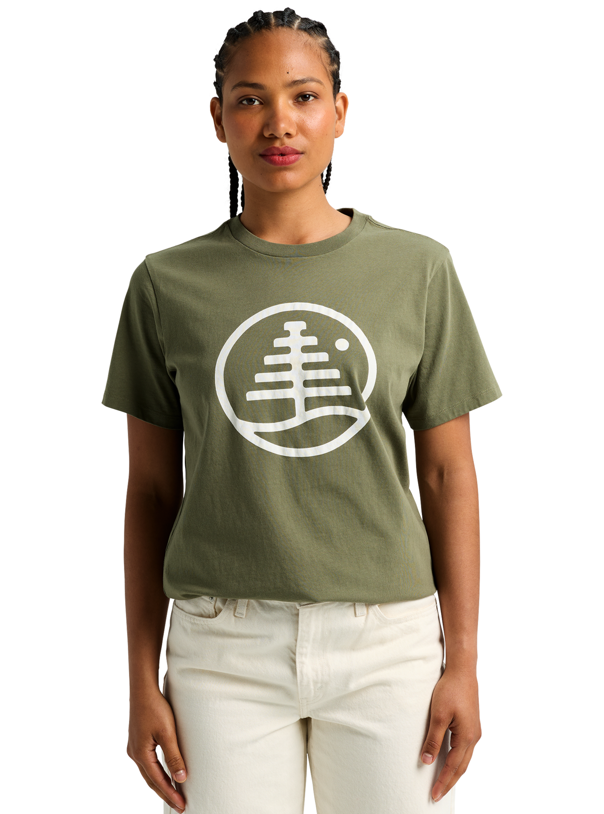 Product image of Burton Family Tree Short Sleeve T-Shirt[Variant:Forest Moss]