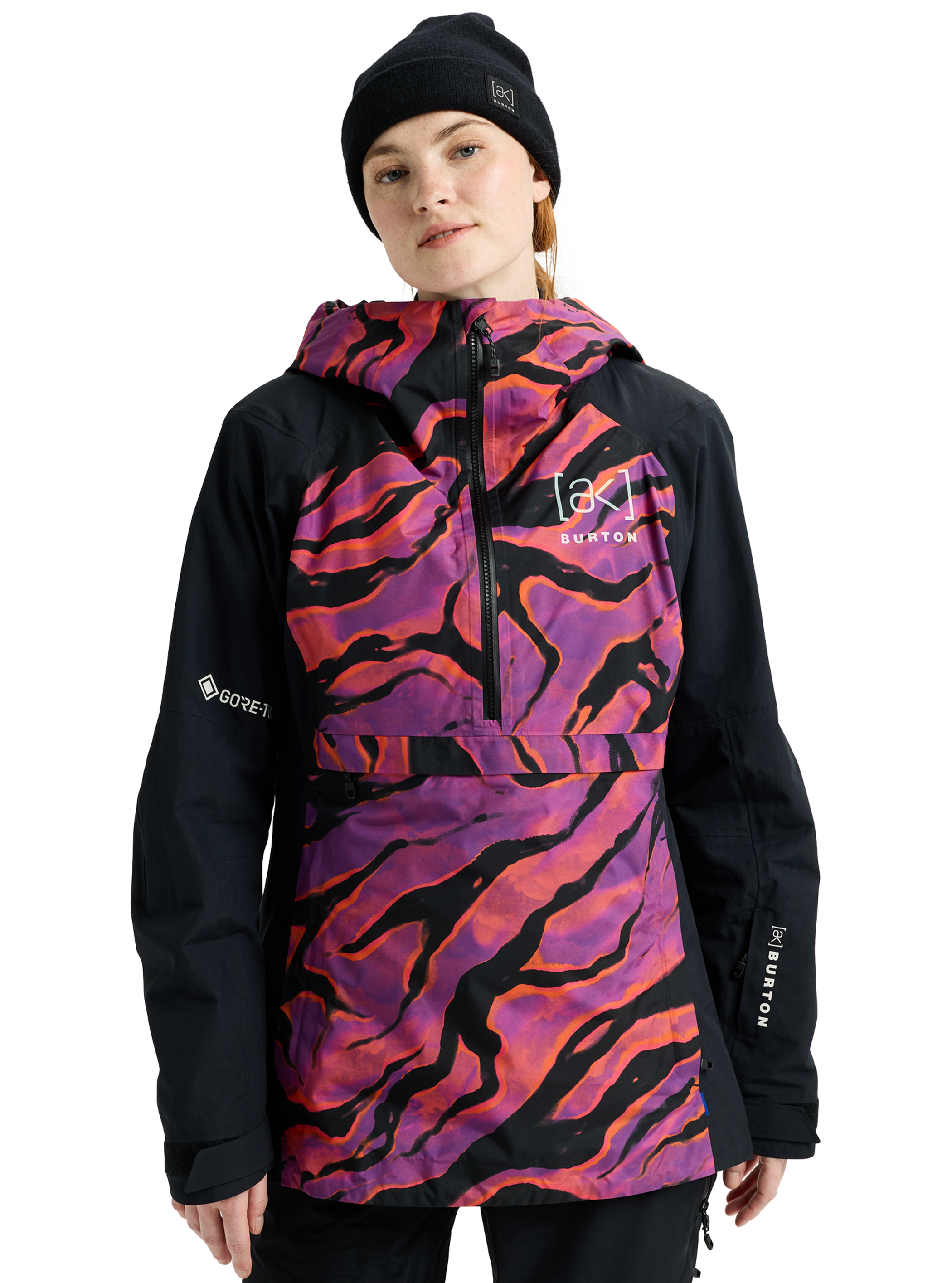Product image of Women's Burton [ak] Kimmy GORE-TEX 2L Anorak Jacket[Variant:Slash Multi / True Black]