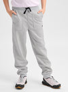Product image of Kids' Burton Oak Fleece Pants[Variant:Gray Cloud Heather]