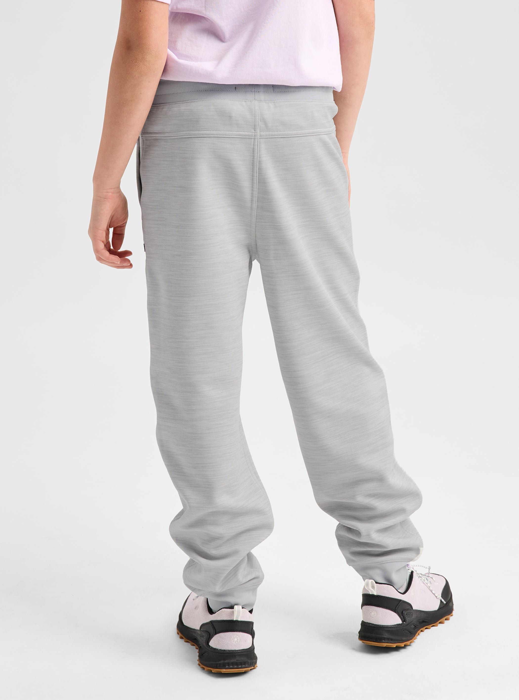 Product image of Kids' Burton Oak Fleece Pants[Variant:Gray Cloud Heather]