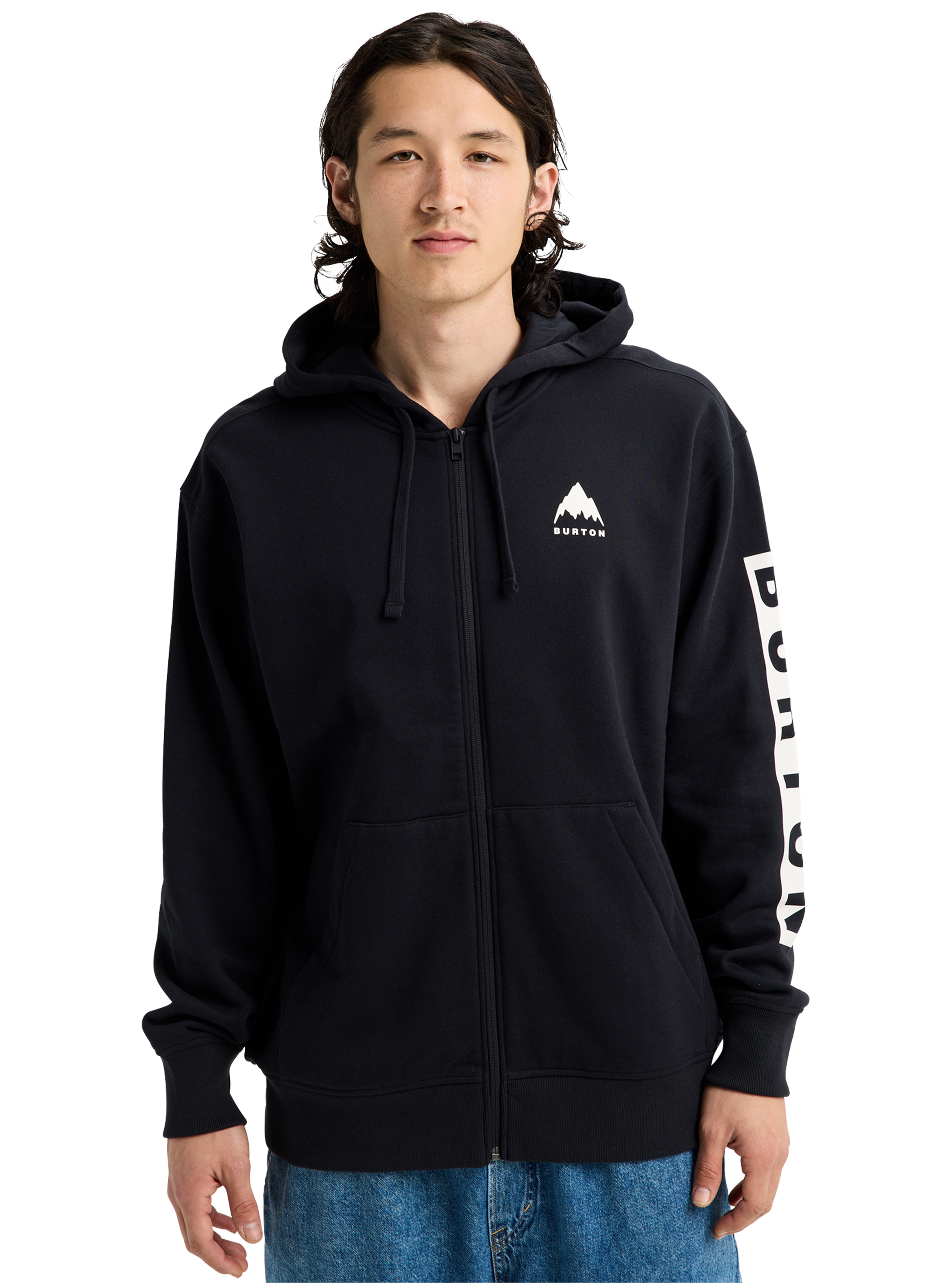 Product image of Burton Elite Full-Zip Hoodie[Variant:True Black]