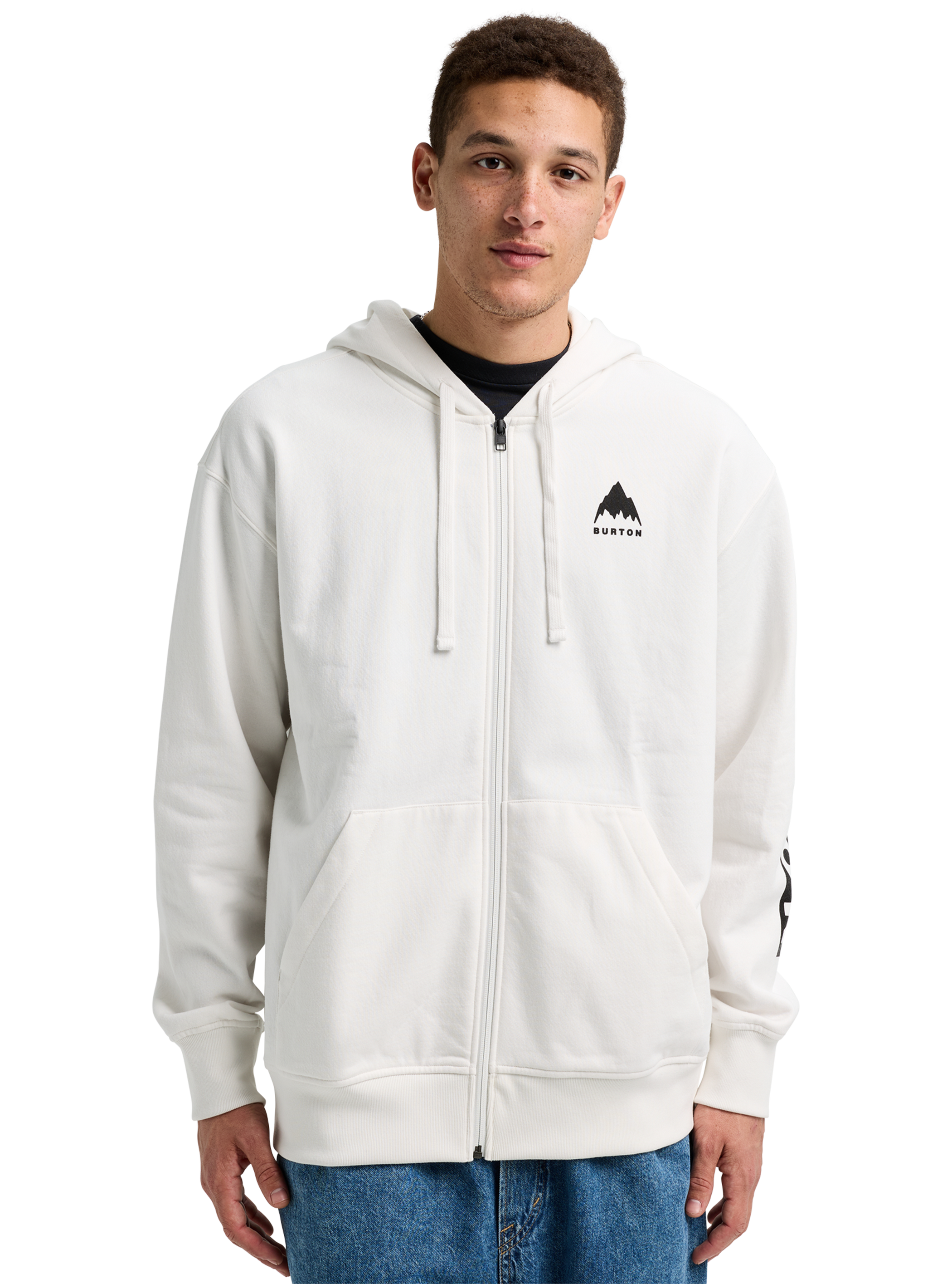 Product image of Burton Elite Full-Zip Hoodie[Variant:Stout White]