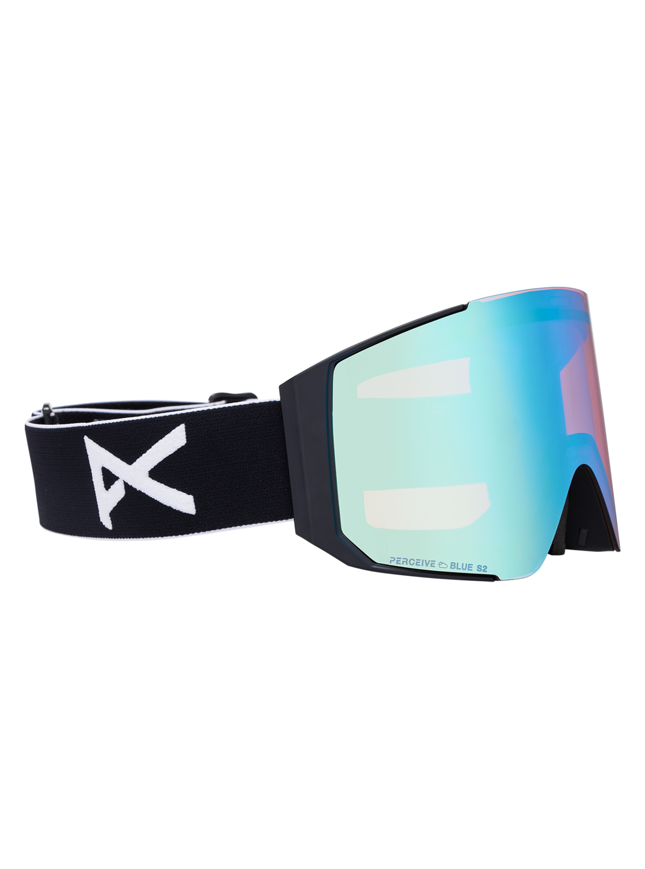 Product image of Anon Sync Goggles + Bonus Lens + MFI® Face Mask[Variant:Frame: Black, Lens: Perceive Variable Blue (21% / S2), Spare Lens: Perceive Cloudy Pink (53% / S1)]