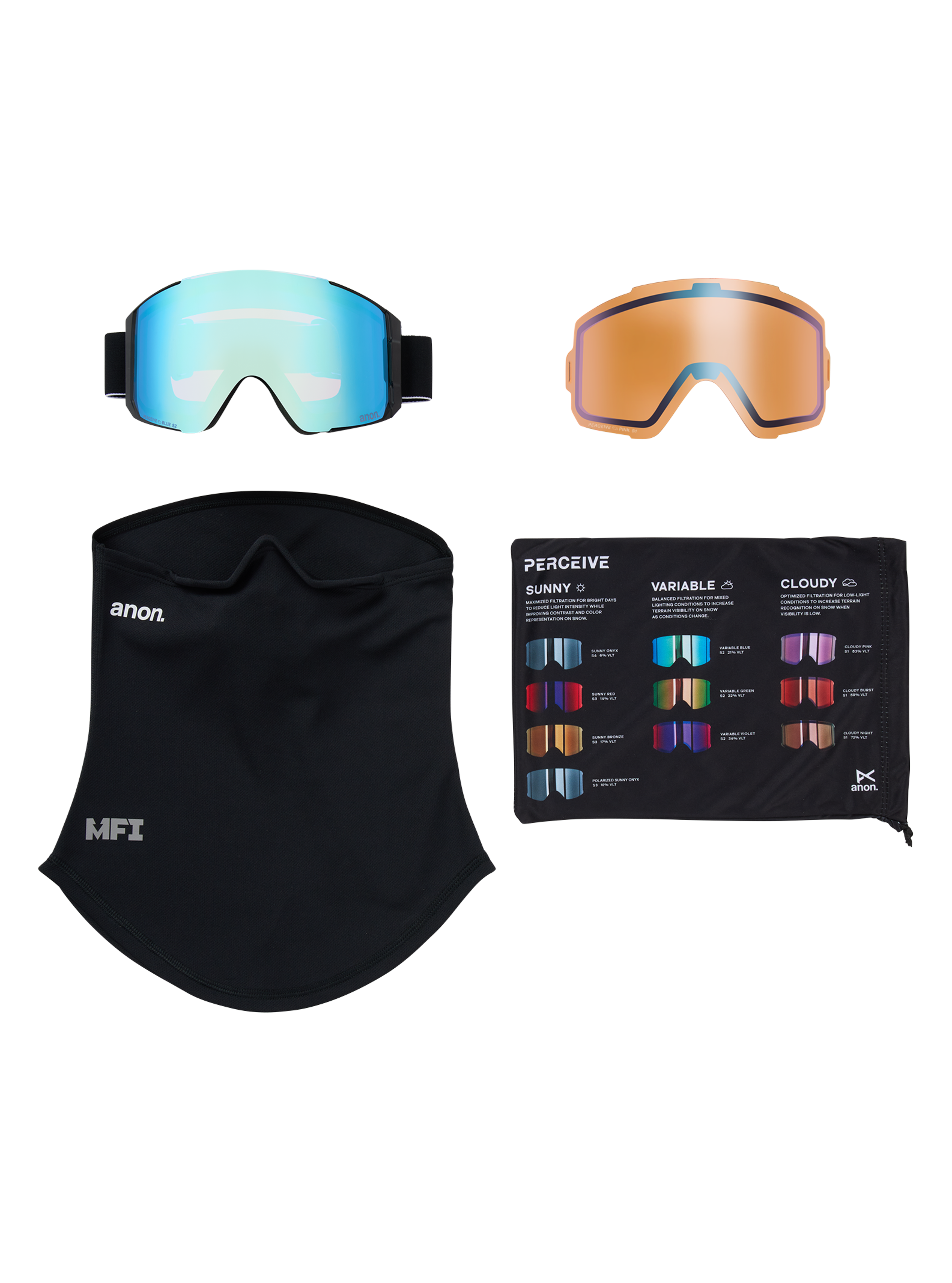 Anon Sync Goggles + Bonus Lens + MFI® Face Mask | Burton Snowboards