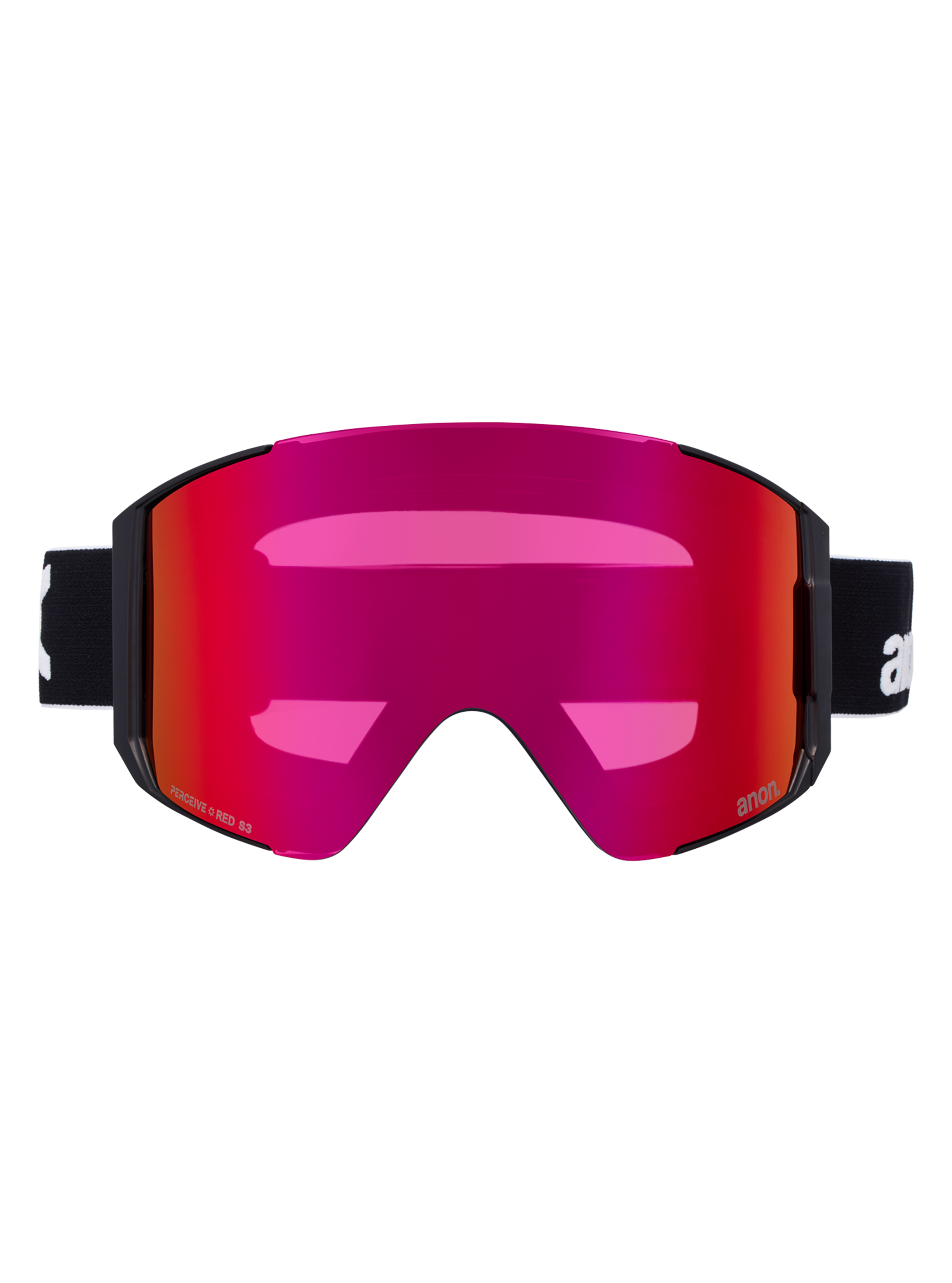 Product image of Anon Sync Goggles + Bonus Lens + MFI® Face Mask[Variant:Frame: Black, Lens: Perceive Sunny Red (14% / S3), Spare Lens: Perceive Cloudy Burst (59% / S1)]