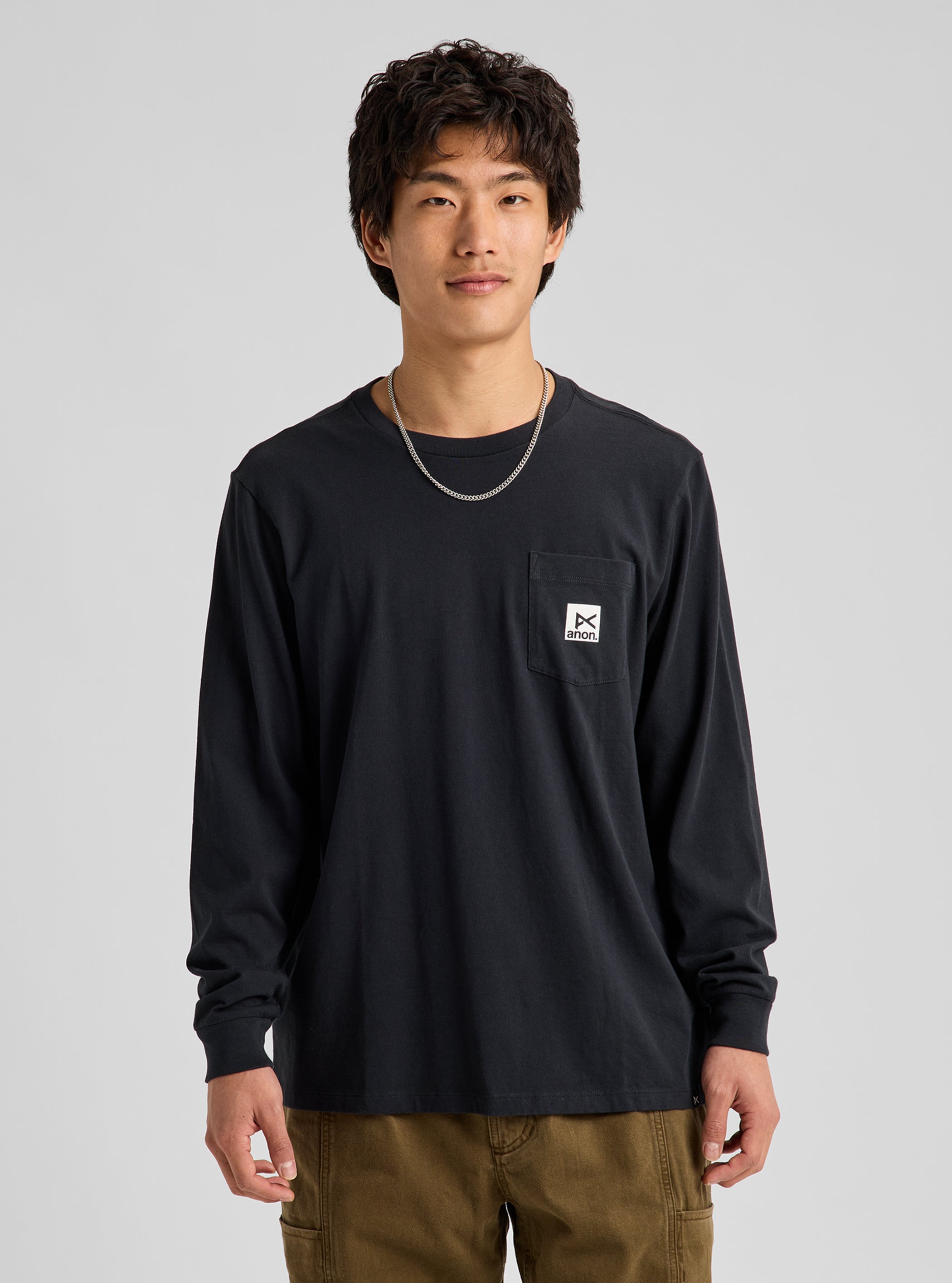 Product image of Anon Long Sleeve T-Shirt[Variant:True Black]
