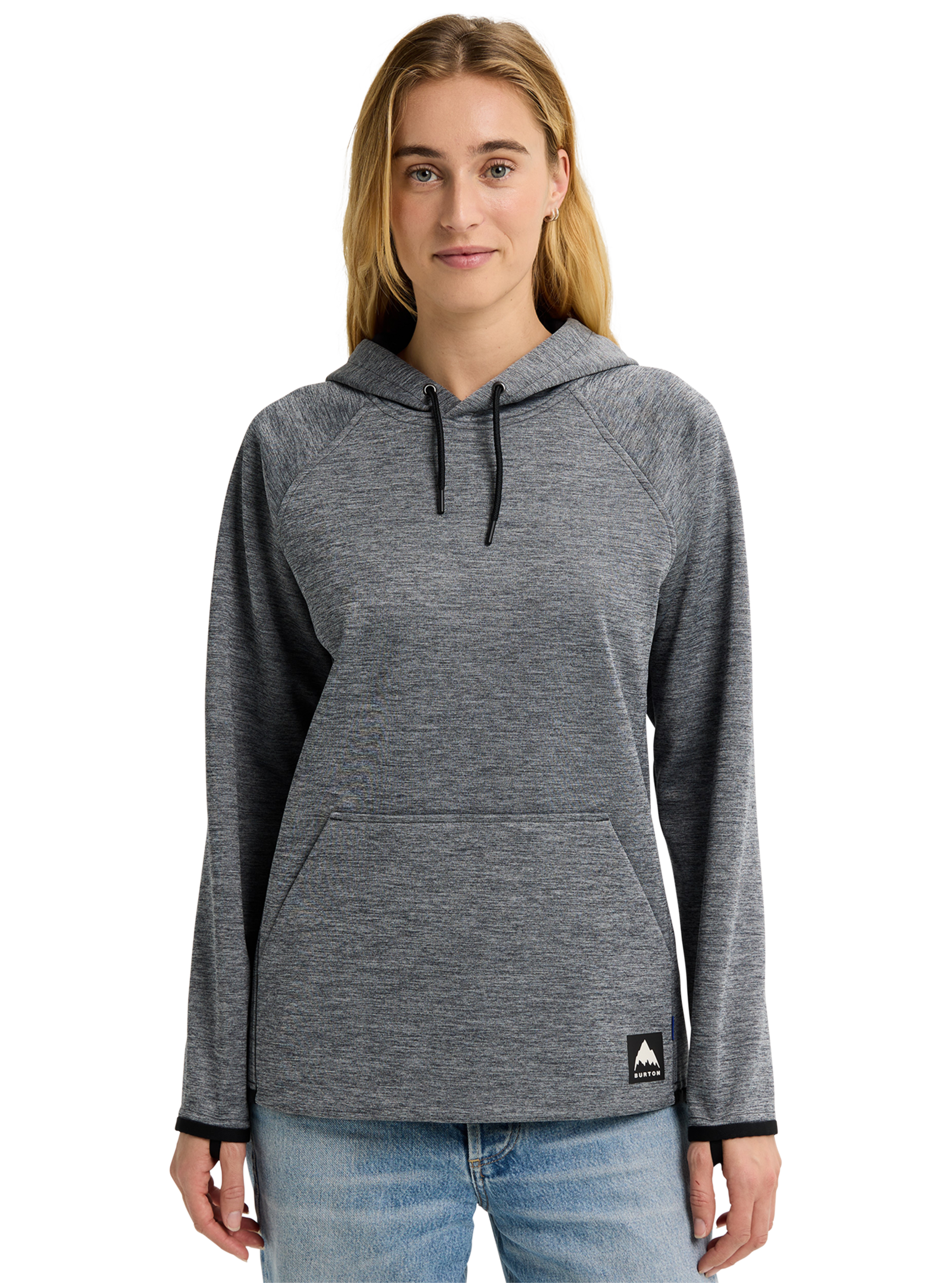 Product image of Women's Burton Crown Weatherproof Fleece Pullover[Variant:True Black Heather]