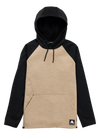 Product image of Women's Burton Crown Weatherproof Fleece Pullover[Variant:Summit Taupe Heather / True Black]