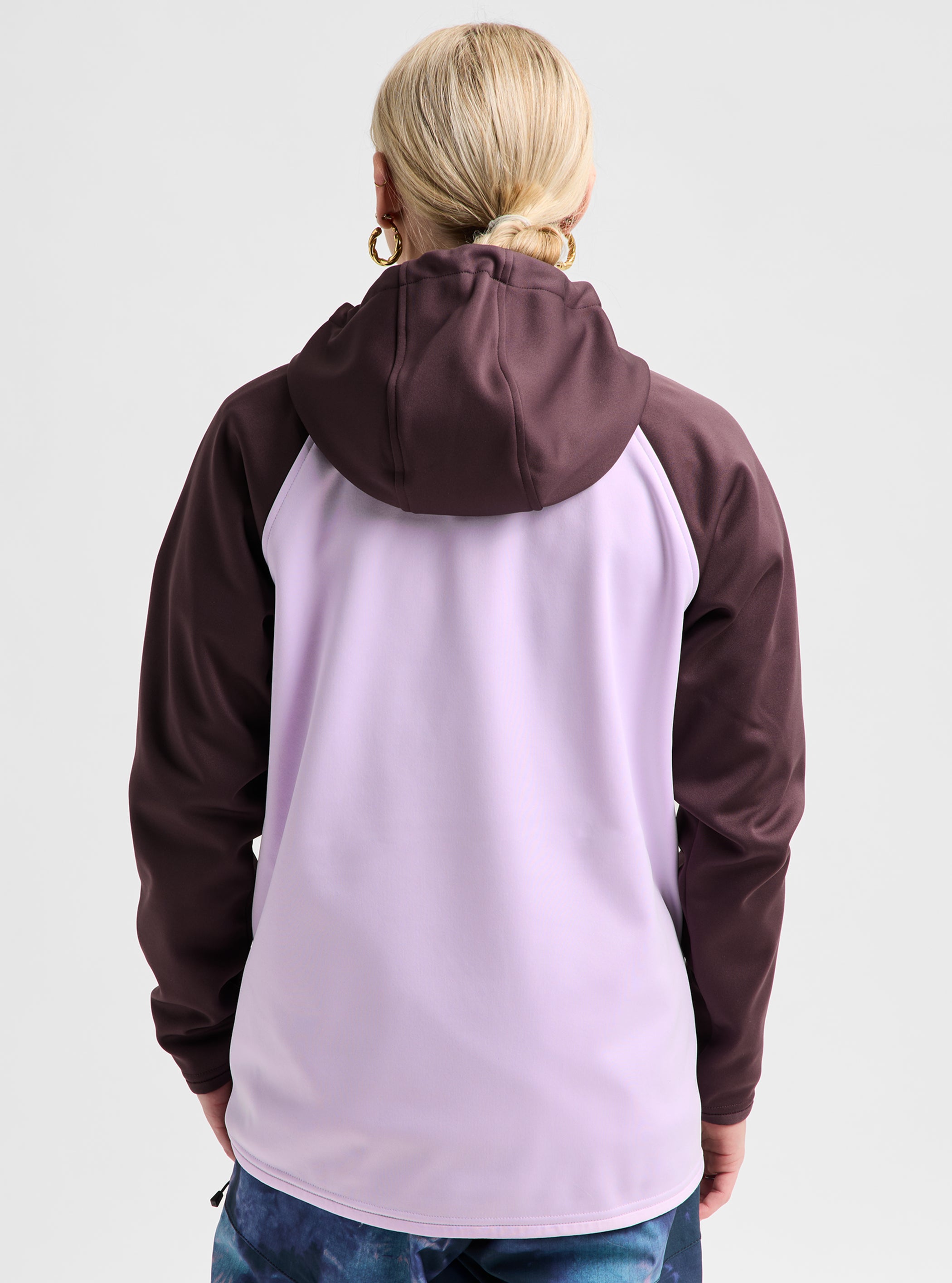 Product image of Women's Burton Crown Weatherproof Pullover Fleece[Variant:Bear Hug Brown / Moondust Purple]
