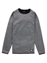 Product image of Men's Burton Crown Weatherproof Crewneck Fleece[Variant:True Black Heather]