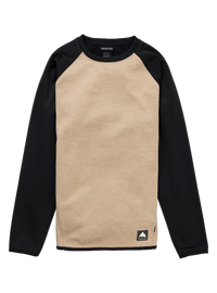 Product image of Men's Burton Crown Weatherproof Crewneck Fleece[Variant:Summit Taupe Heather / True Black]
