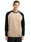 Product image of Men's Burton Crown Weatherproof Crewneck Fleece[Variant:Summit Taupe Heather / True Black]