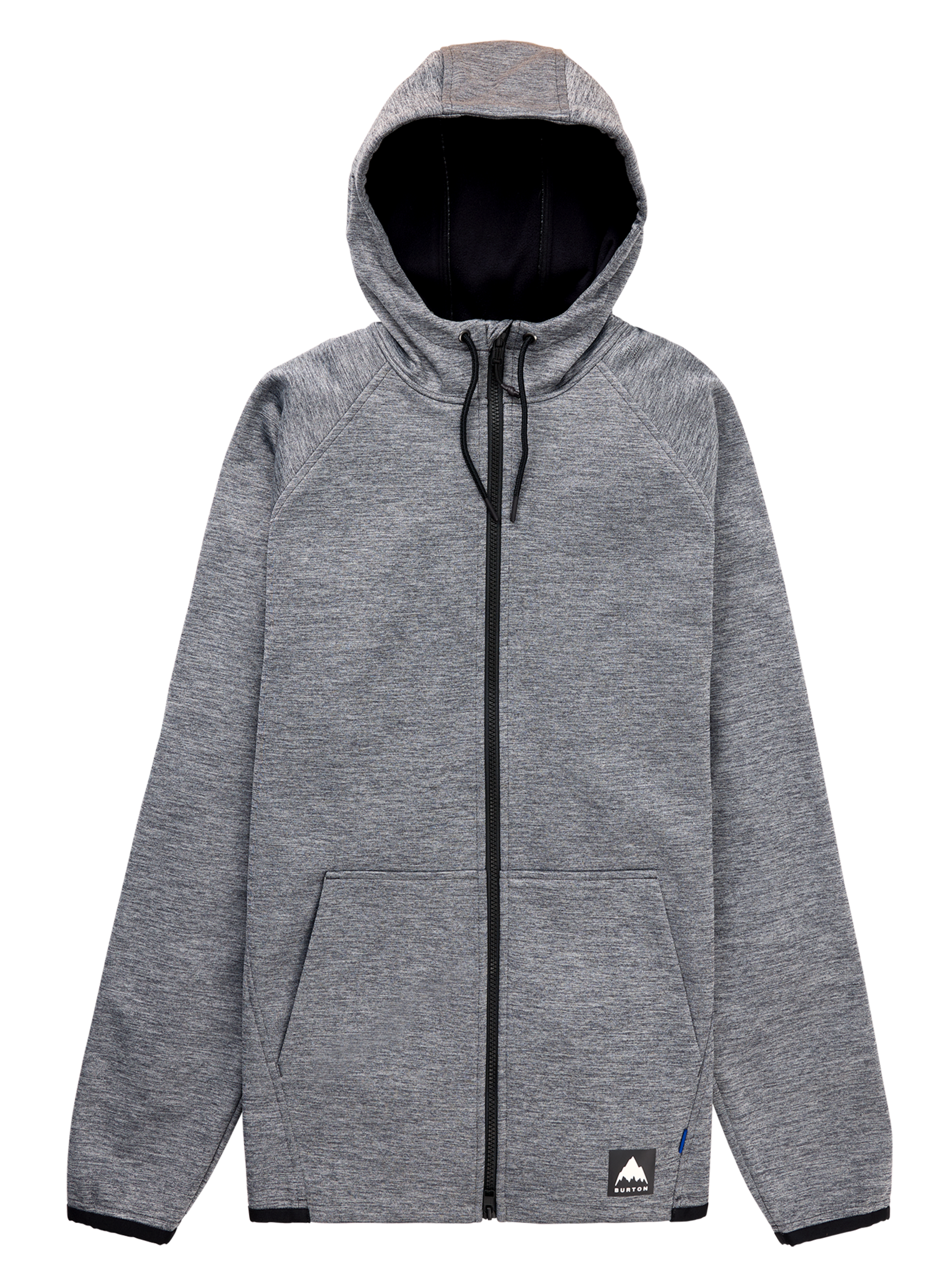 Product image of Men's Burton Crown Weatherproof Full-Zip Fleece[Variant:True Black Heather]