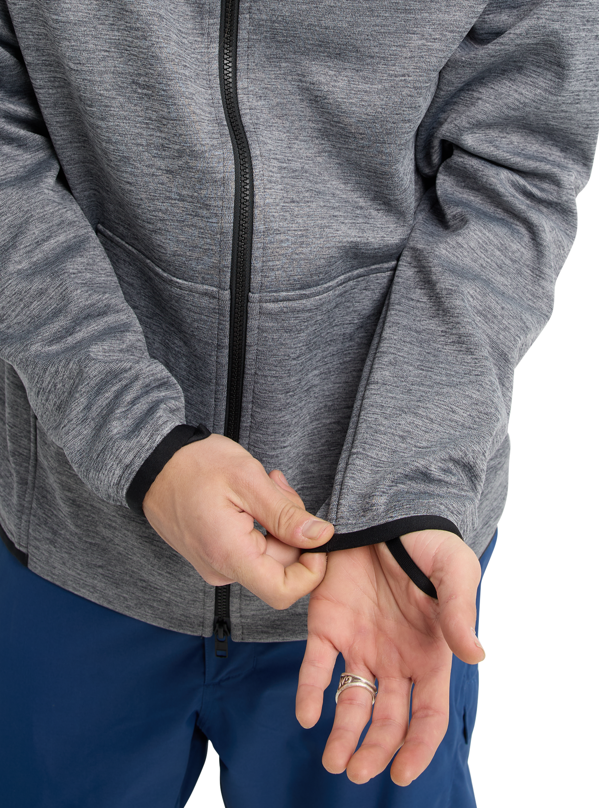 Burton – Chandail en molleton à fermeture éclair complète résistant aux intempéries Crown pour homme