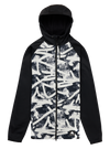 Product image of Men's Burton Crown Weatherproof Full-Zip Fleece[Variant:City Streets / True Black]